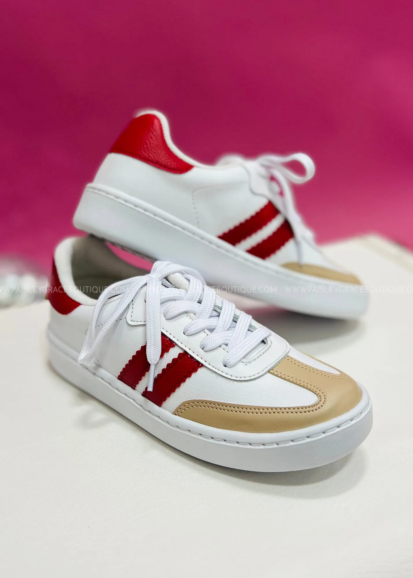 Miel Sneakers - Red - FINAL SALE