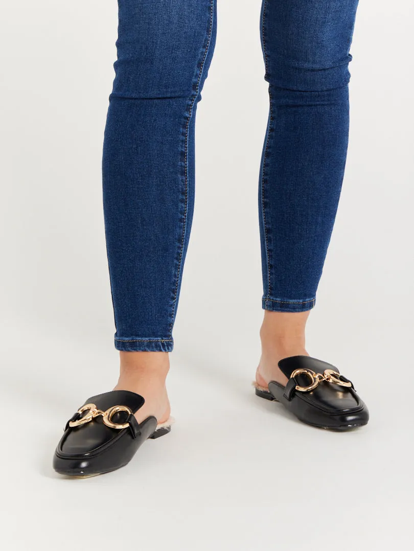 Mules style mocassins