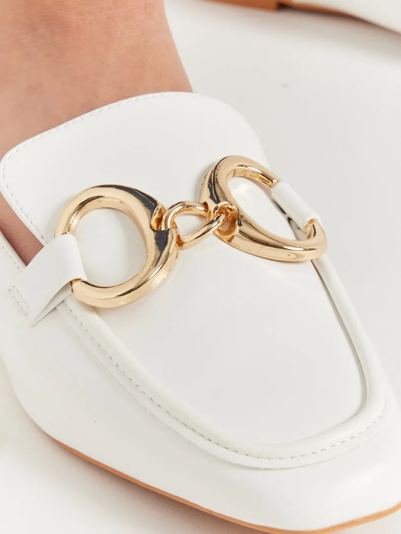 Mules style mocassins