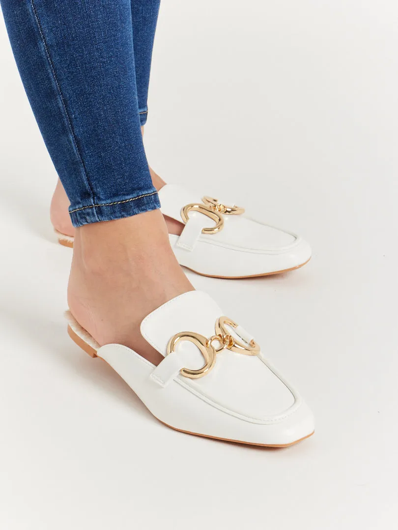 Mules style mocassins