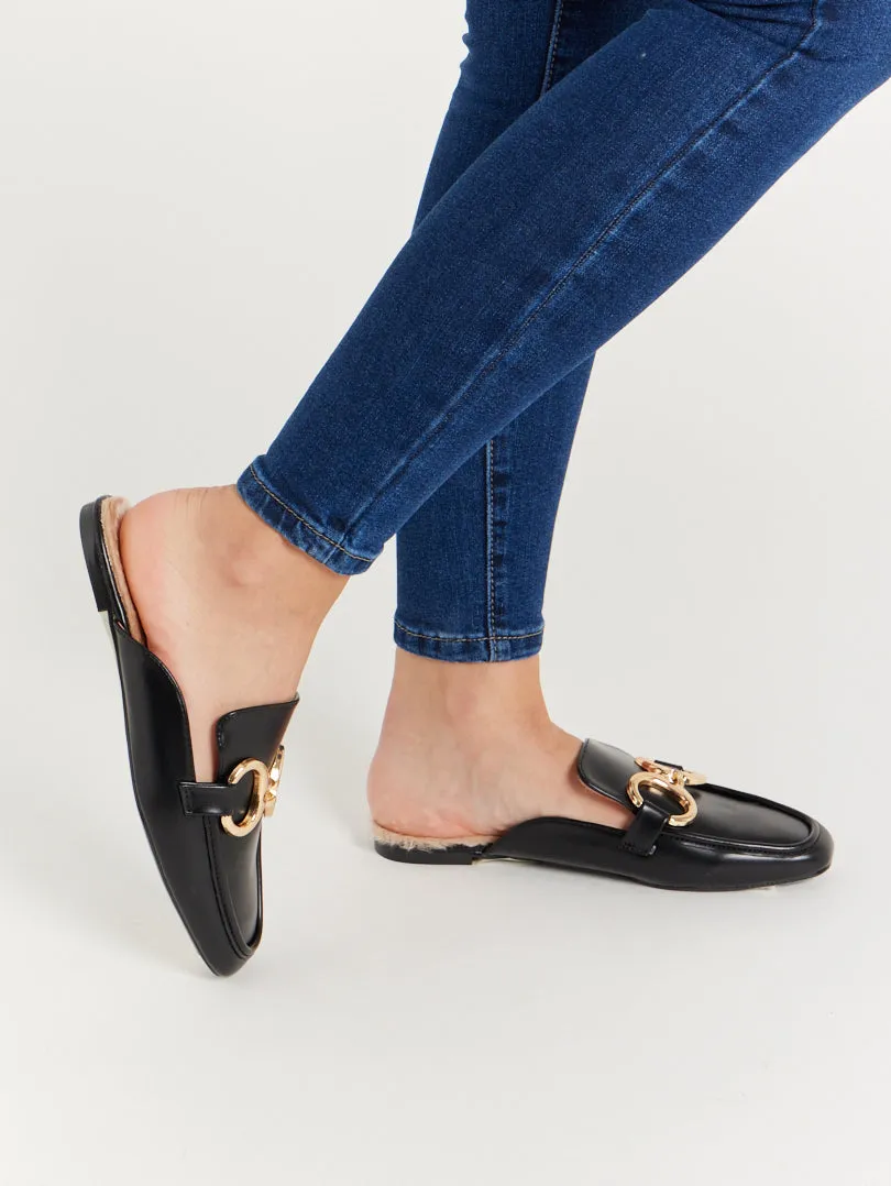 Mules style mocassins