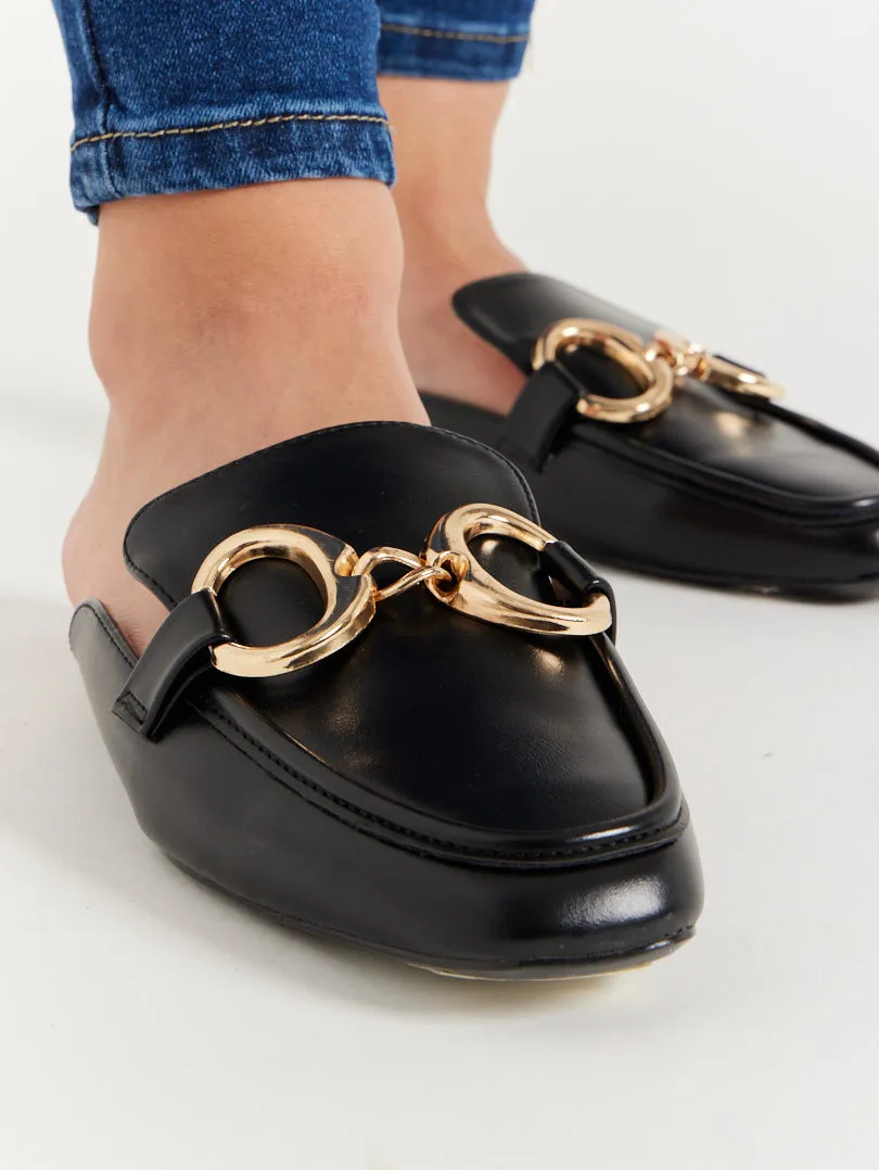 Mules style mocassins