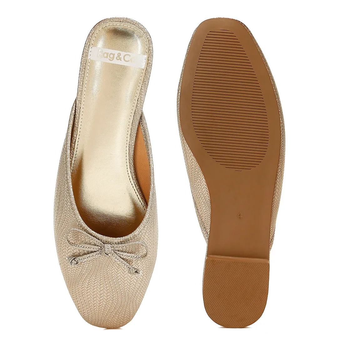 Party Bow Slip-On Mules