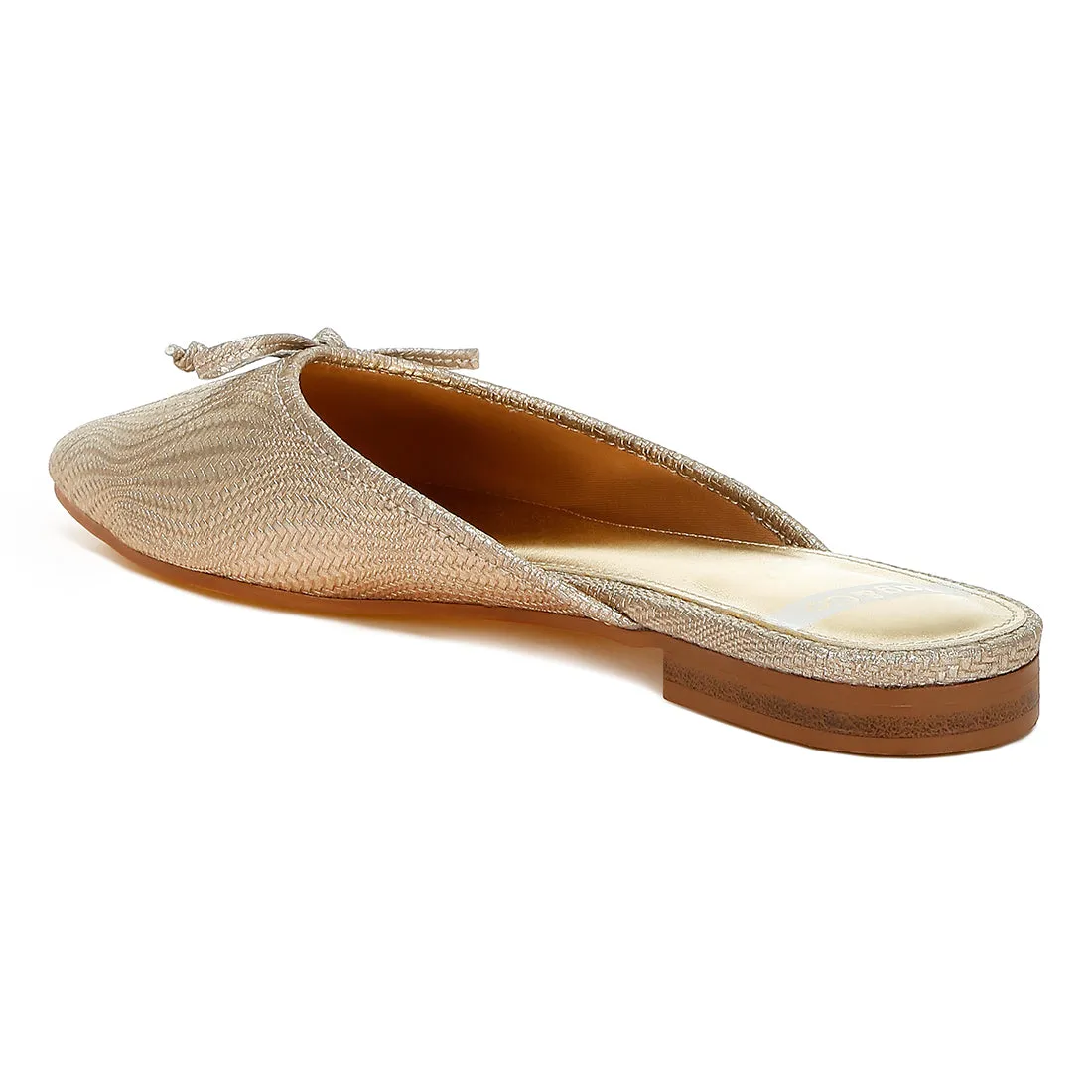Party Bow Slip-On Mules