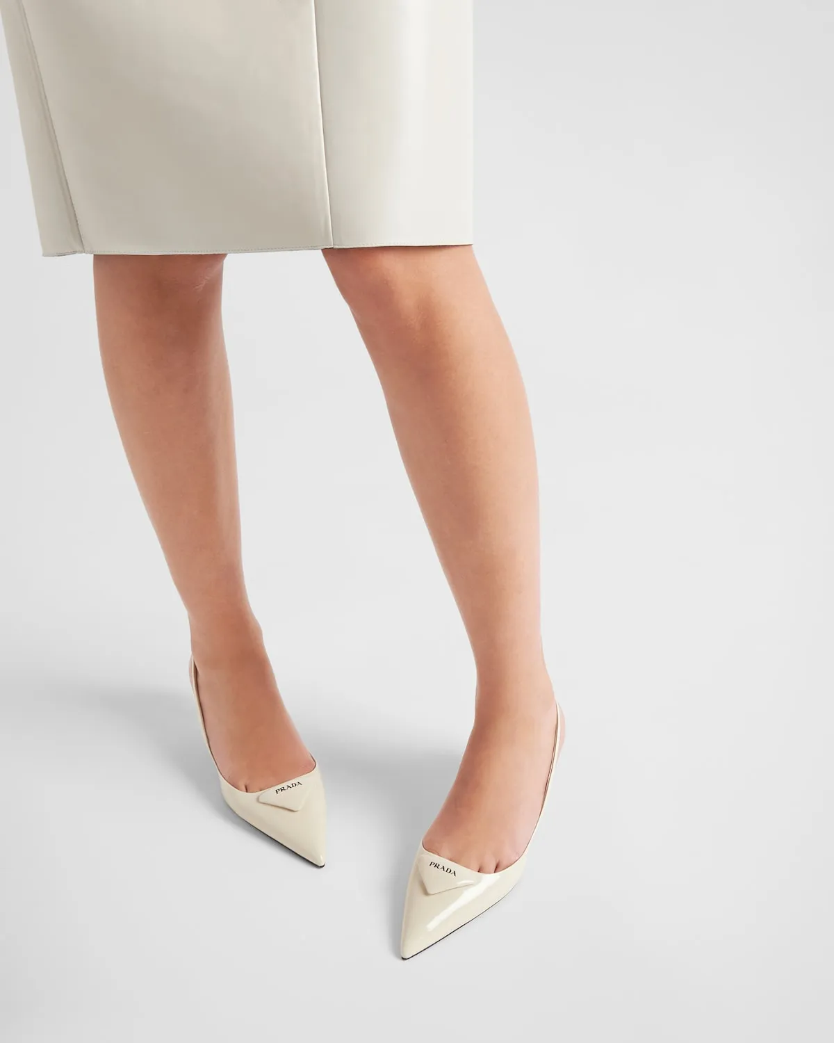 Patent Leather Slingback Pumps