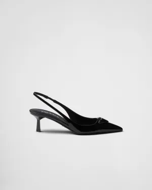 Patent Leather Slingback Pumps