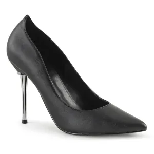 PLEASER APPEAL-20 BLK FAUX LEATHER