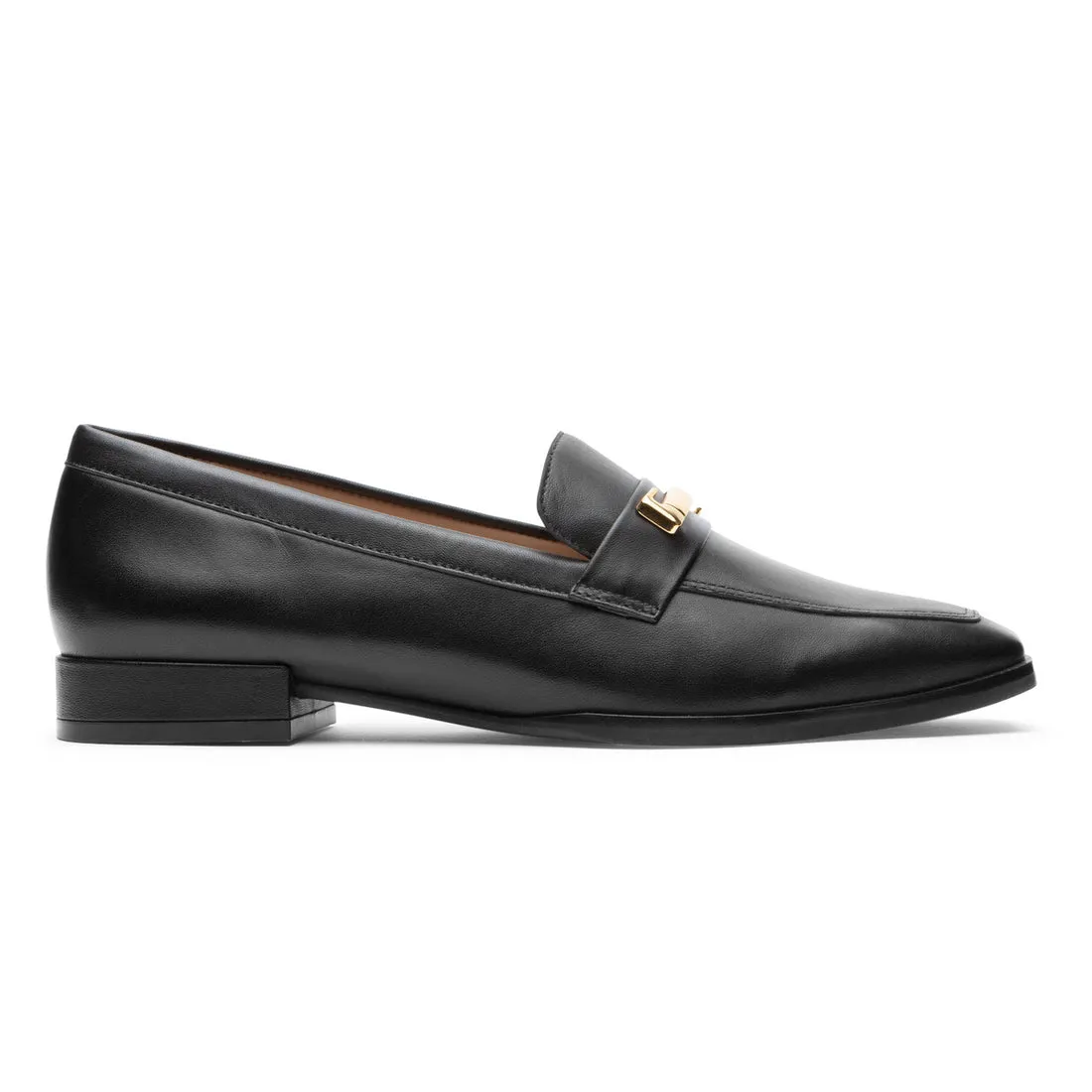 Rockport Women's Santana Bit Loafer Black Leather CJ0686