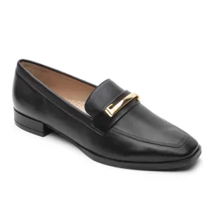Rockport Women's Santana Bit Loafer Black Leather CJ0686