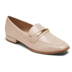 Rockport Women's Santana Bit Loafer Nude Leather CJ0688