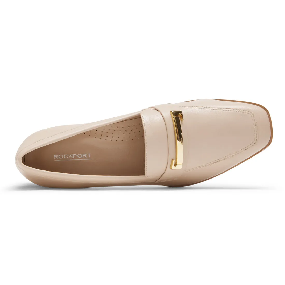 Rockport Women's Santana Bit Loafer Nude Leather CJ0688