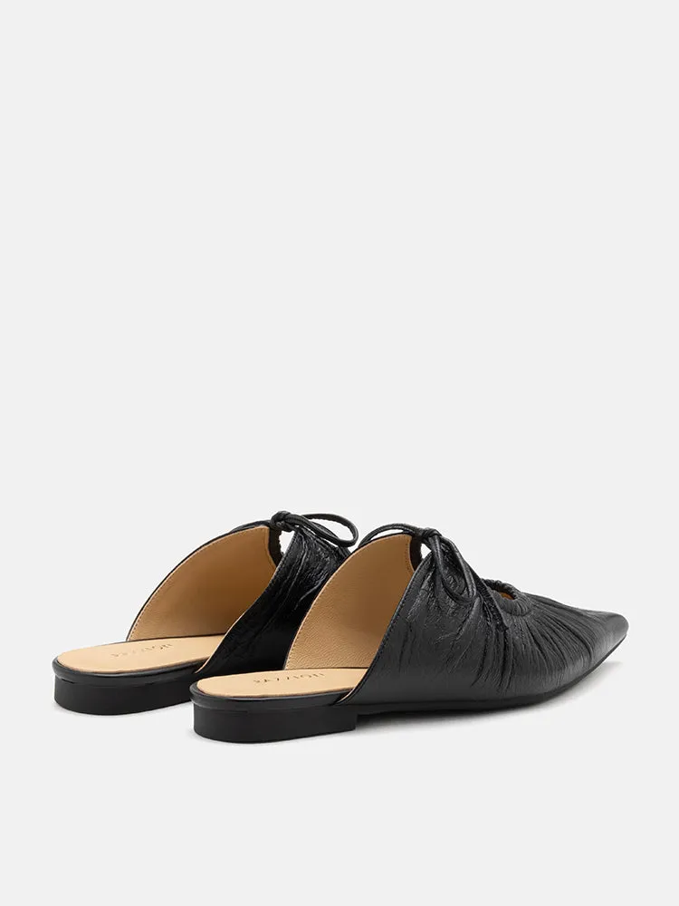 Sabrianna Tied Pointed Toe Mules