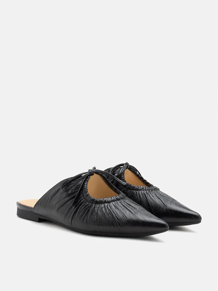 Sabrianna Tied Pointed Toe Mules