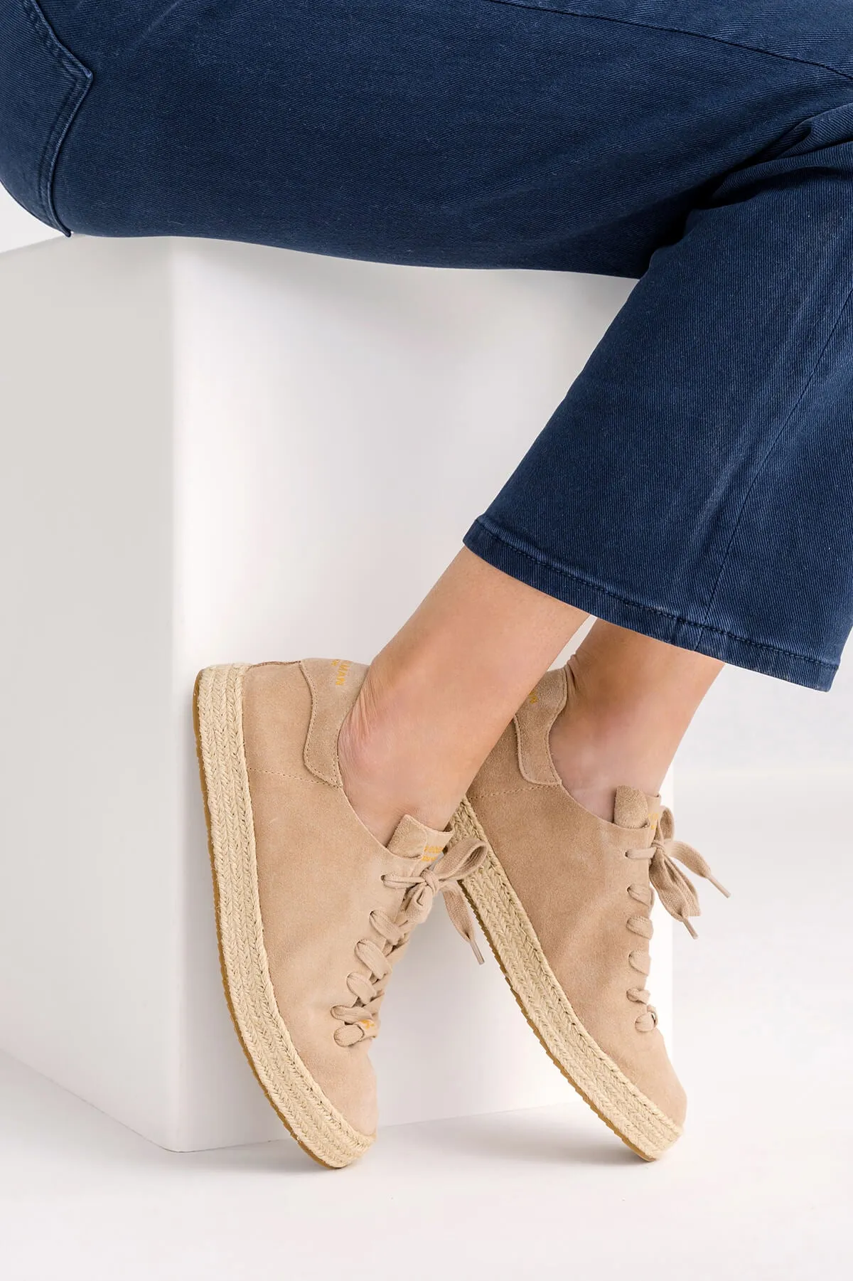 Sam Edelman Poppy Jute Suede Sneakers