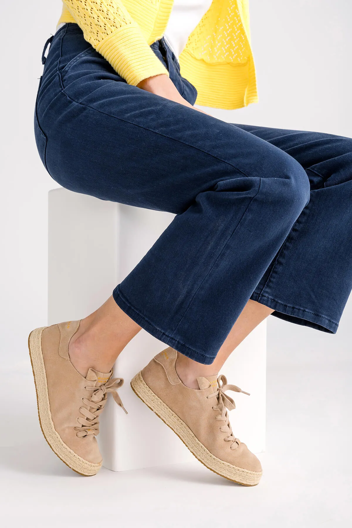 Sam Edelman Poppy Jute Suede Sneakers
