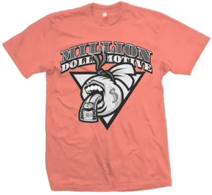 Screaming Money Bag - Infrared Coral T-Shirt