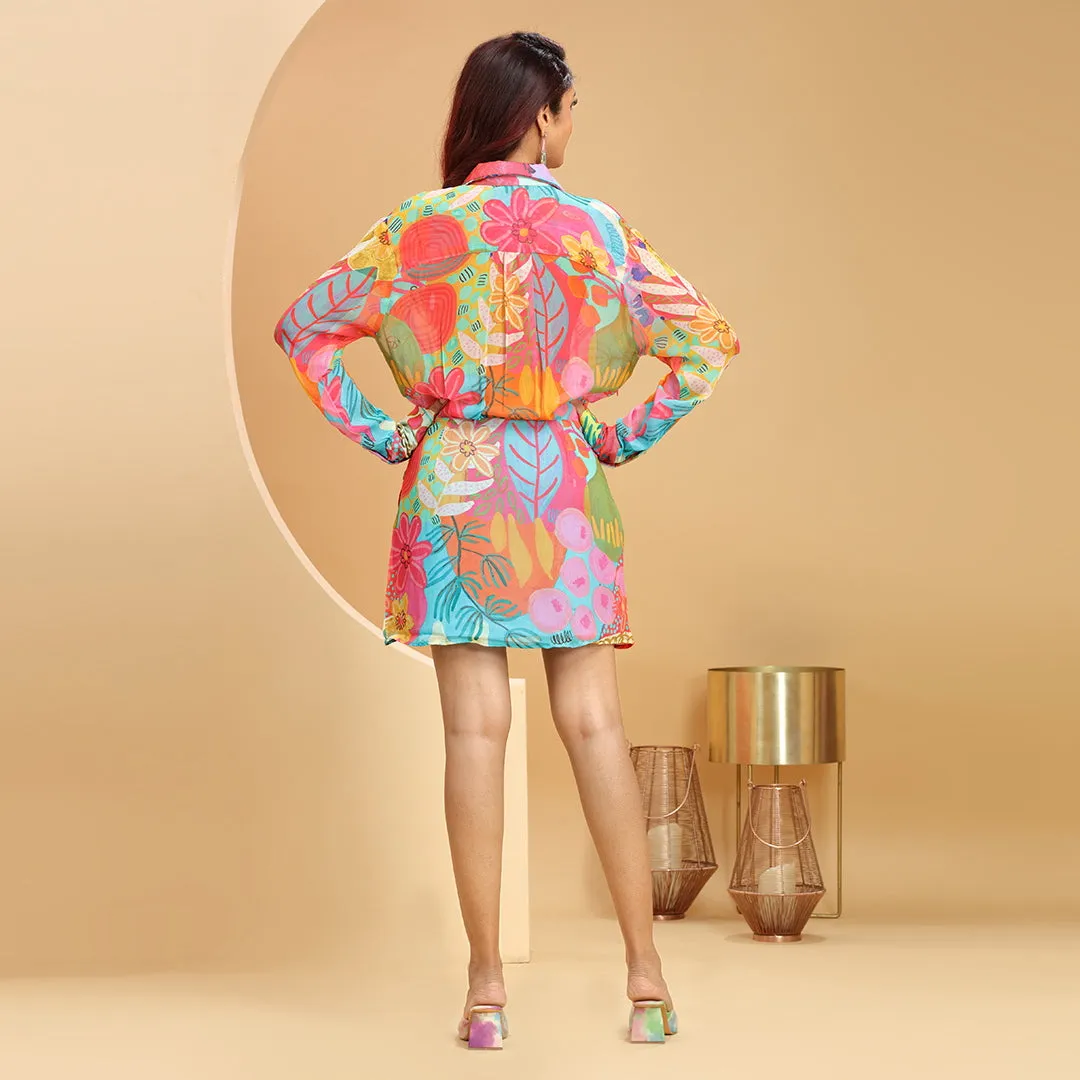 Short Kaliedoscope Dress