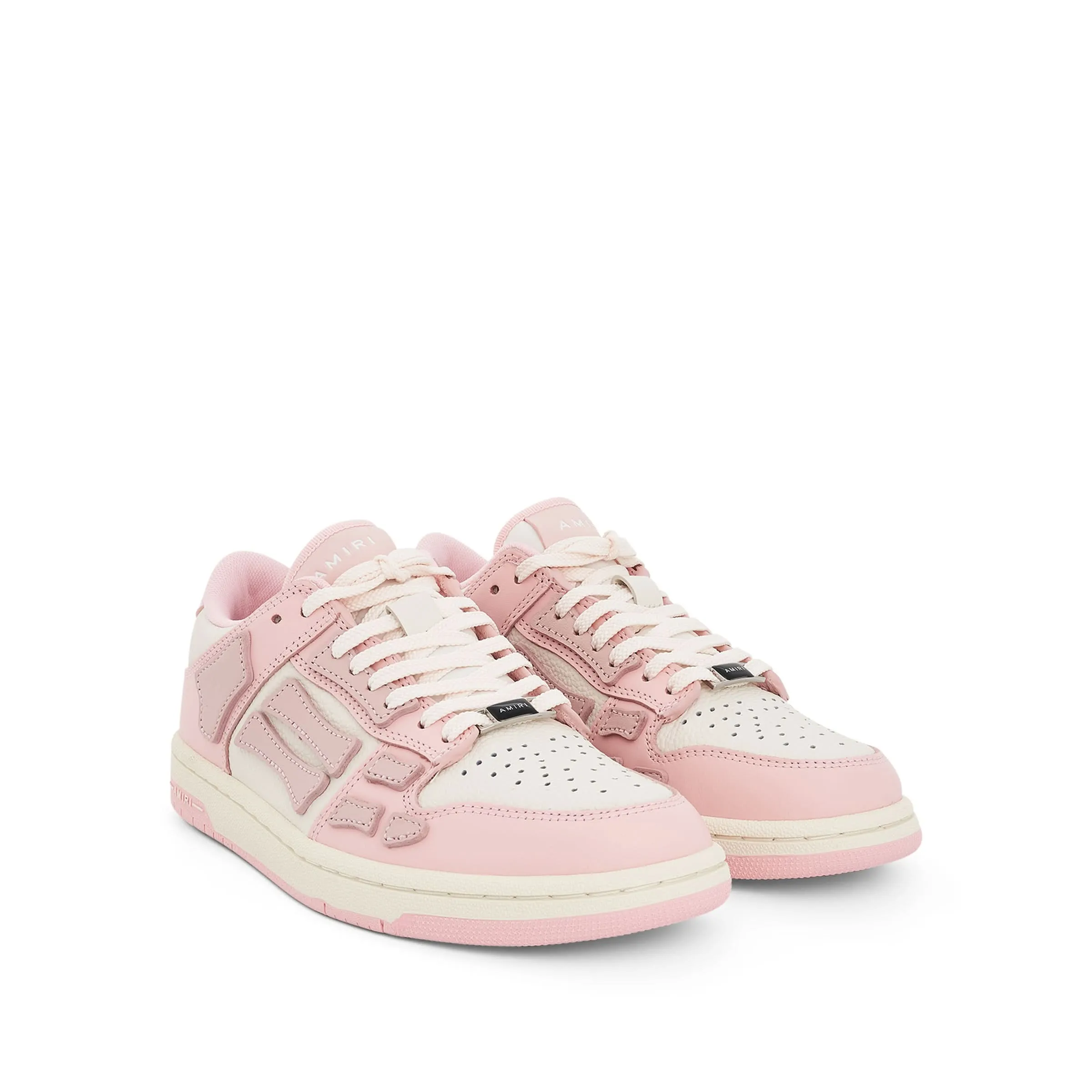 Skeleton Sneaker in Pink/White