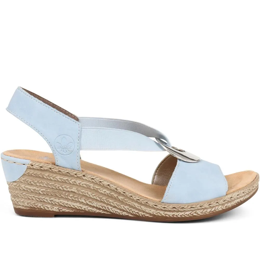 Slingback Wedge Sandals - RKR37525 / 323 724