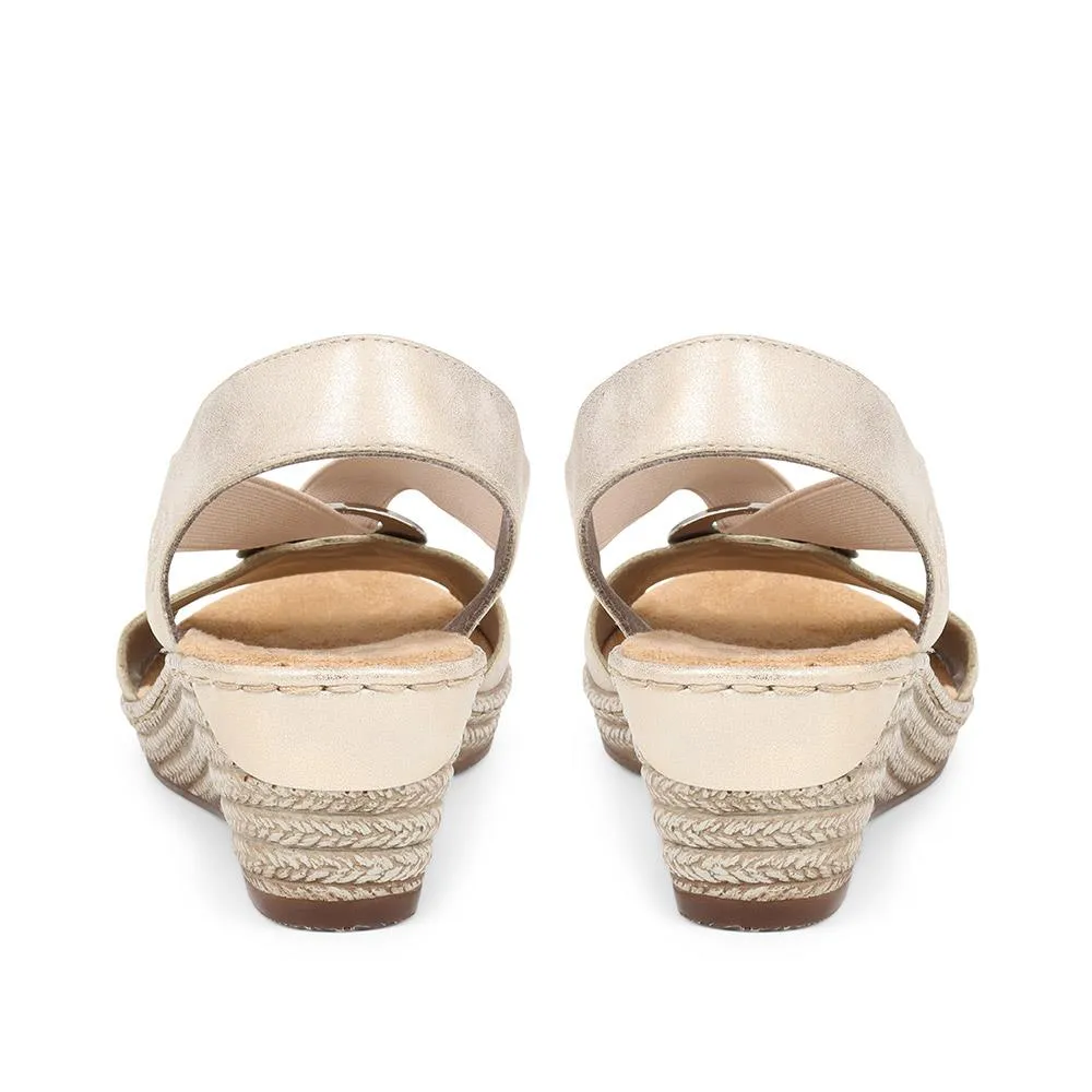 Slingback Wedge Sandals - RKR37525 / 323 724
