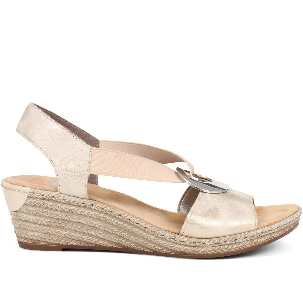 Slingback Wedge Sandals - RKR37525 / 323 724