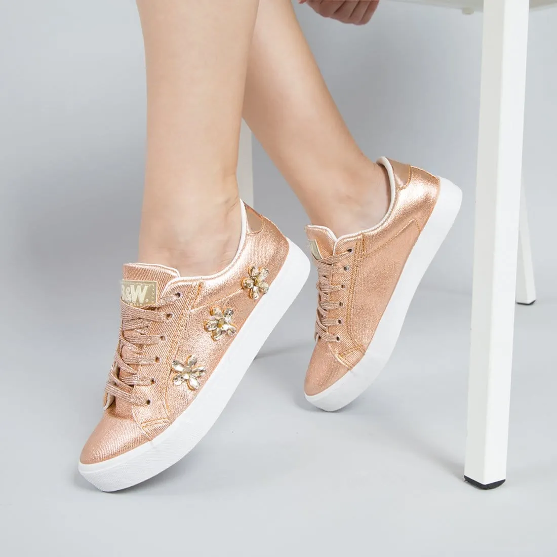 Sneakers Bloom Gold