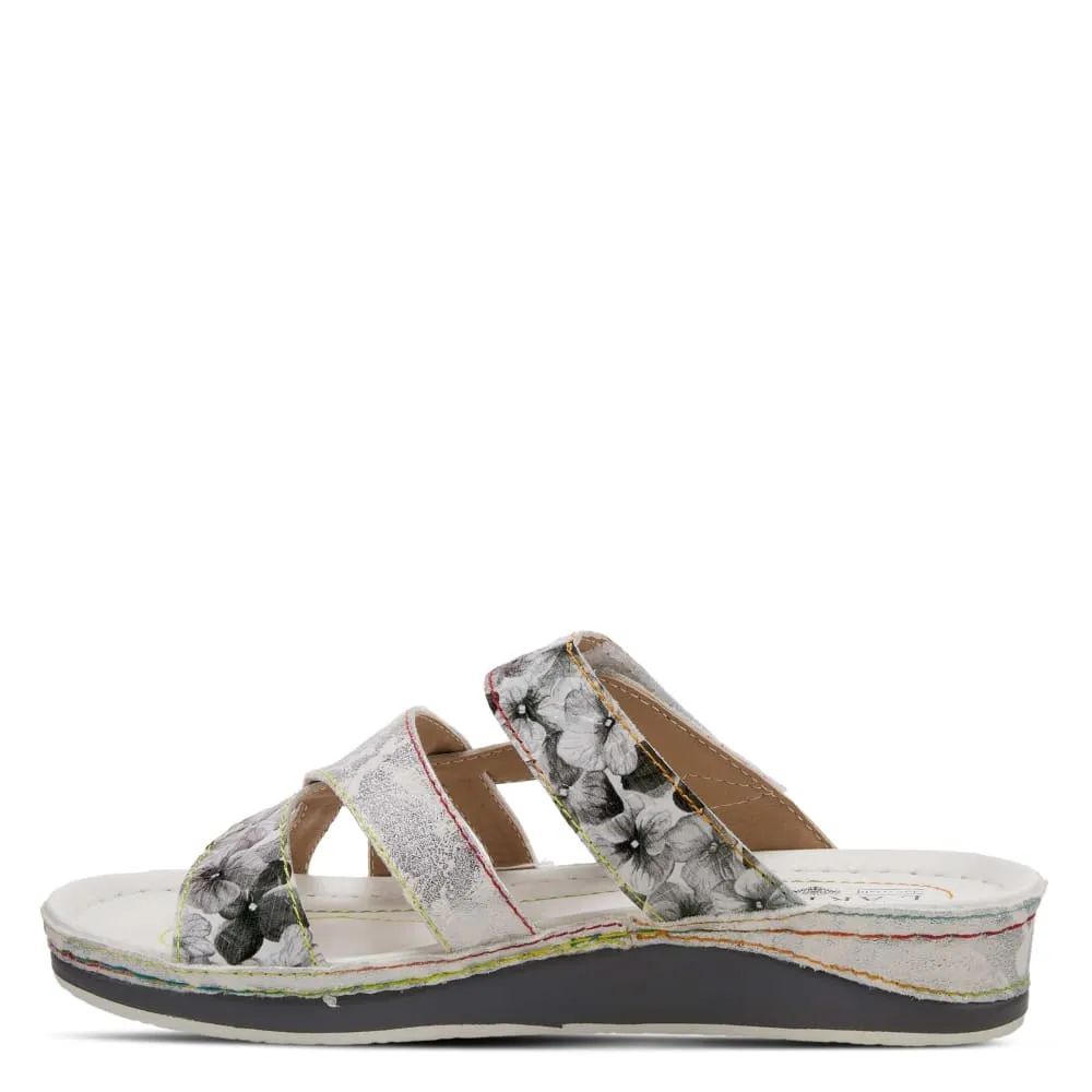 Spring Step Shoes Caiman Hand Painted Sandals