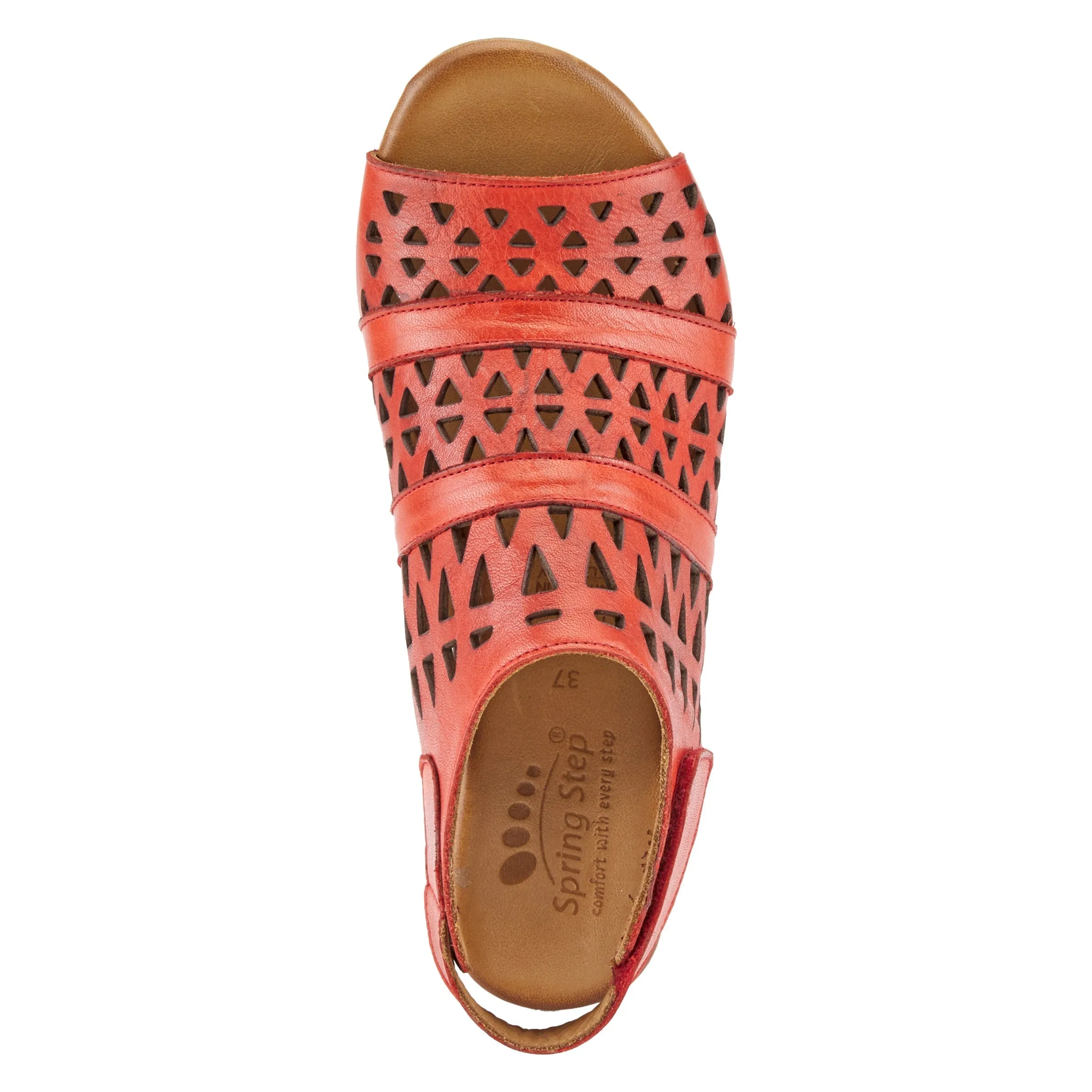 Spring Step Shoes Dorotha Women’s Leather Sandals 2” Heel