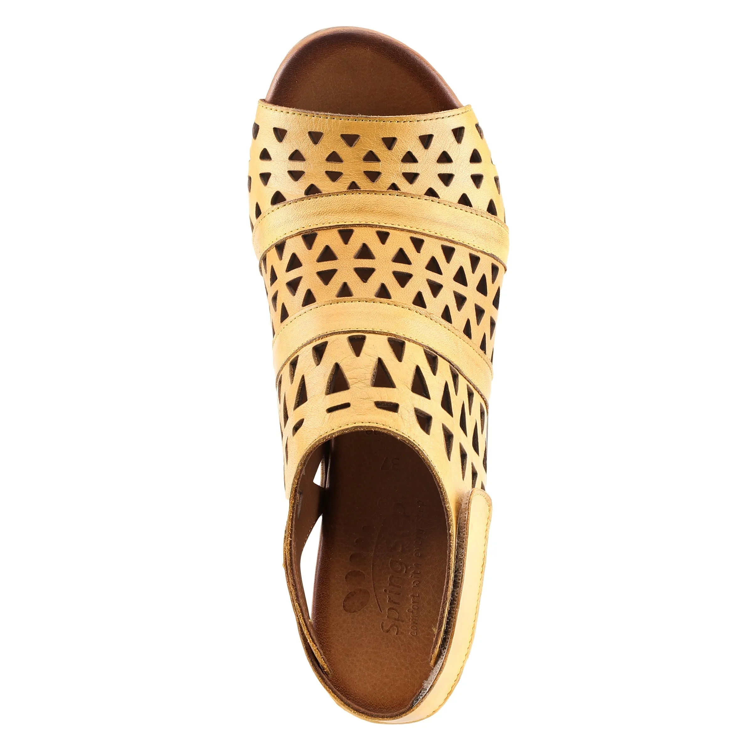 Spring Step Shoes Dorotha Women’s Leather Sandals 2” Heel