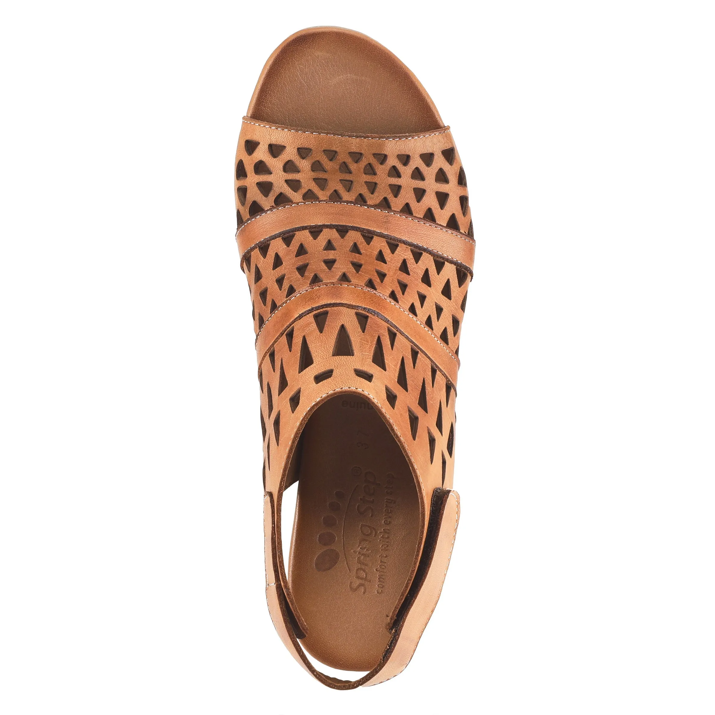 Spring Step Shoes Dorotha Women’s Leather Sandals 2” Heel