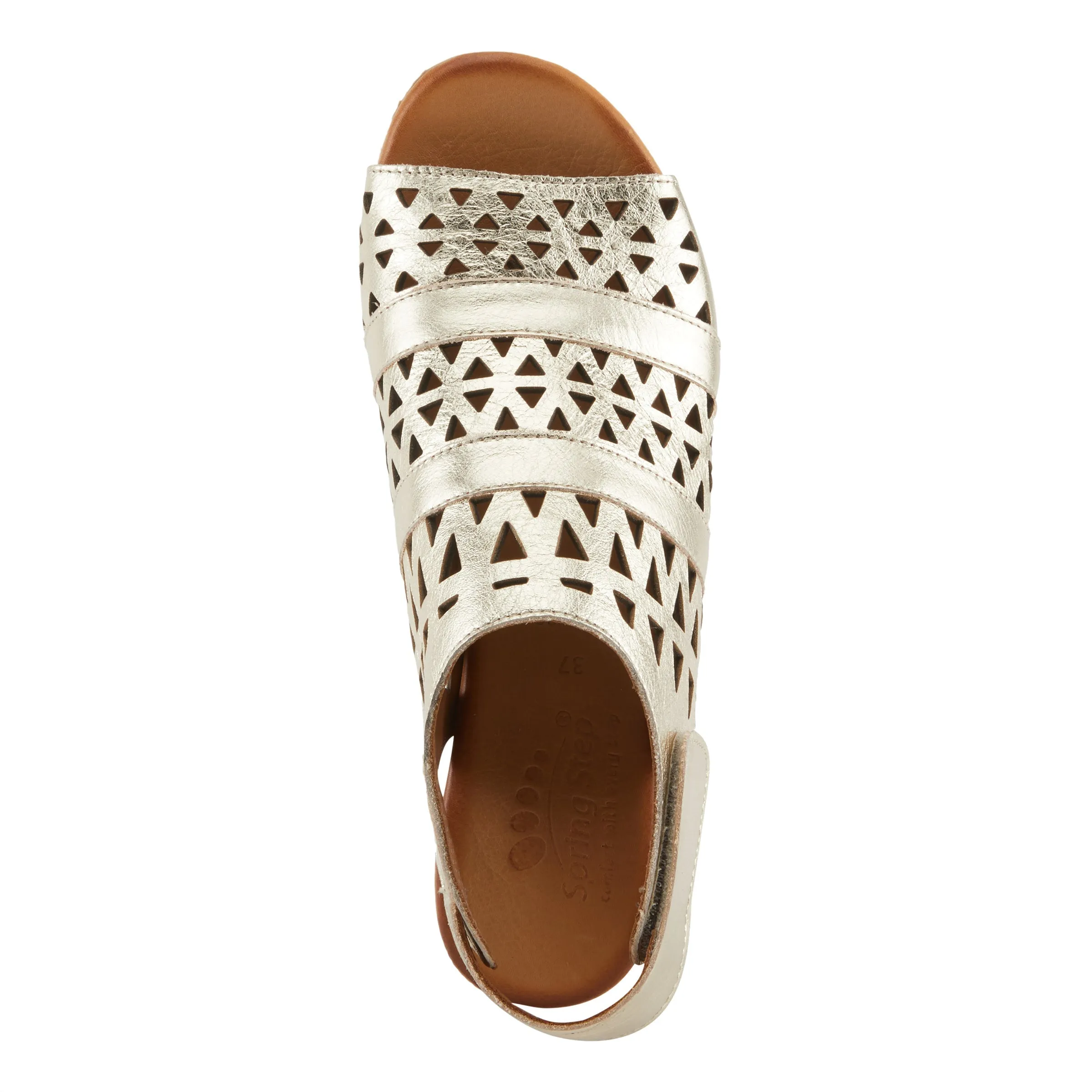 Spring Step Shoes Dorotha Women’s Leather Sandals 2” Heel