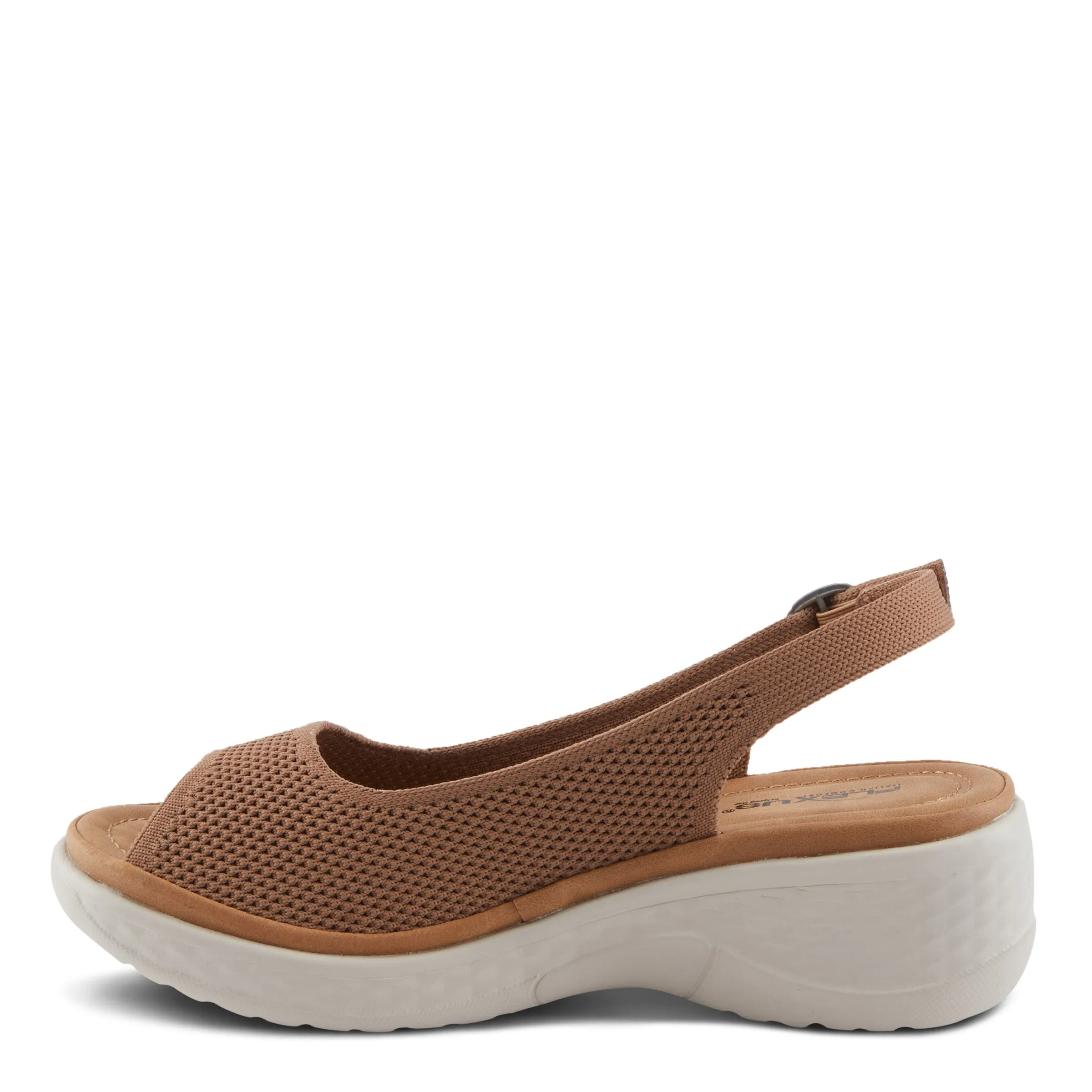 Spring Step Shoes  Flexus Mayberry Sandals Women’s Textile Wedge 2.5" Heel