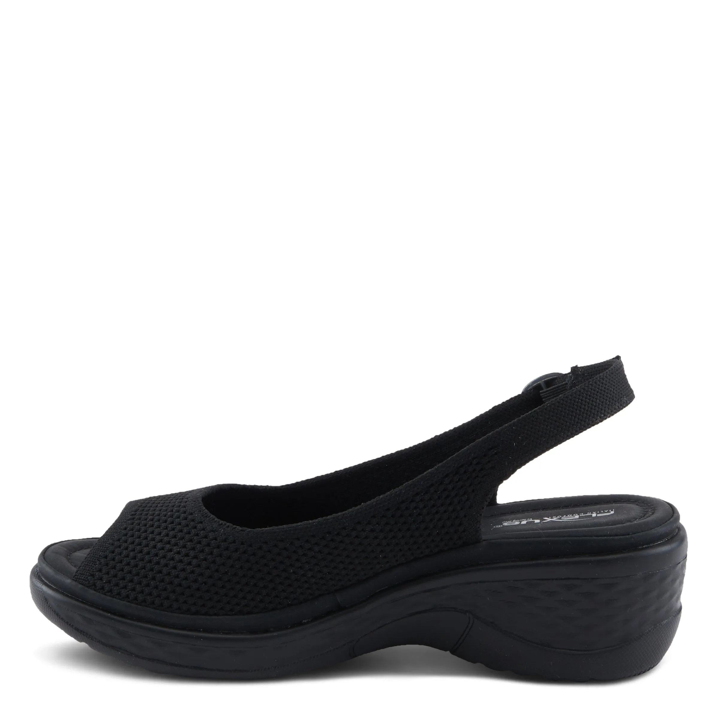 Spring Step Shoes  Flexus Mayberry Sandals Women’s Textile Wedge 2.5" Heel