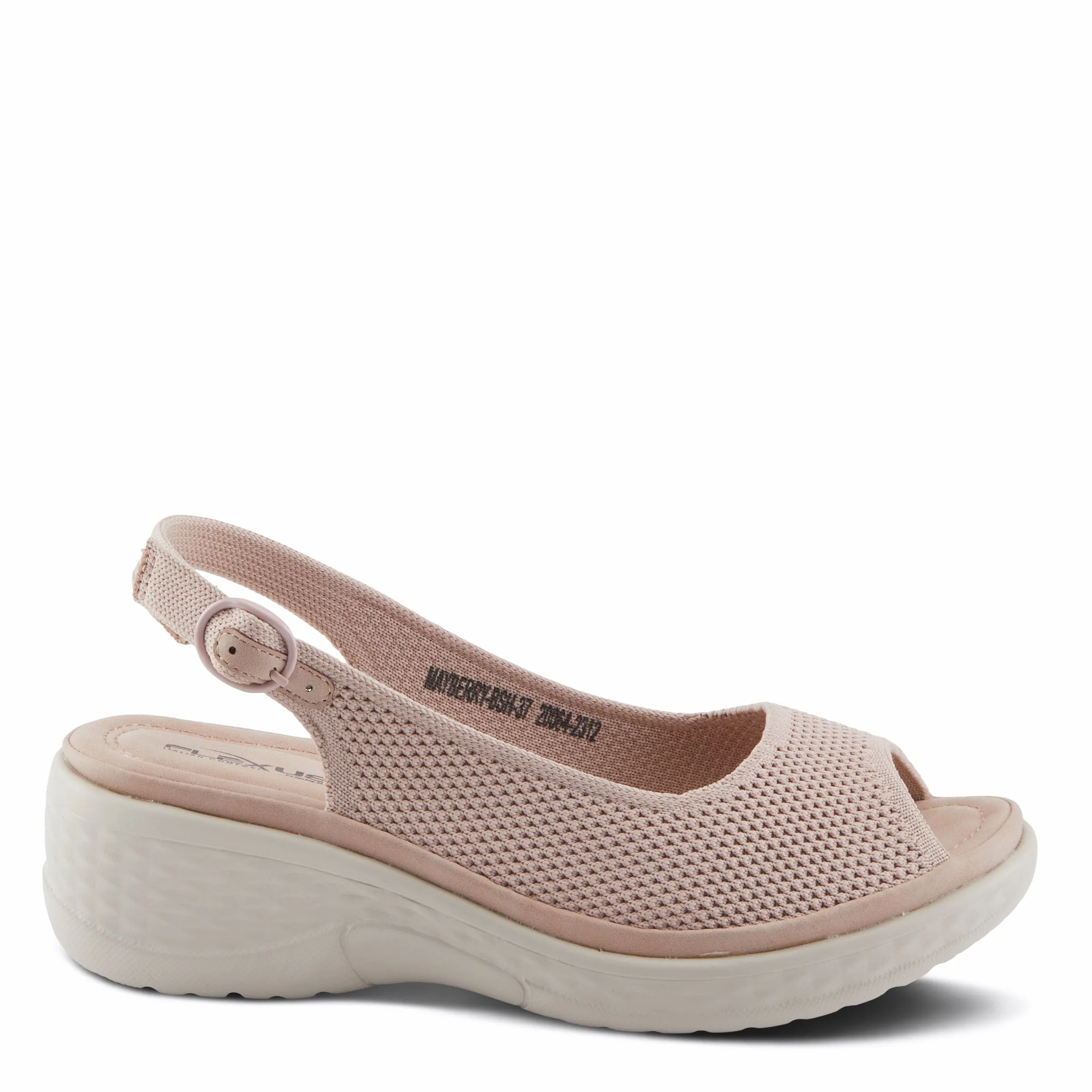 Spring Step Shoes  Flexus Mayberry Sandals Women’s Textile Wedge 2.5" Heel