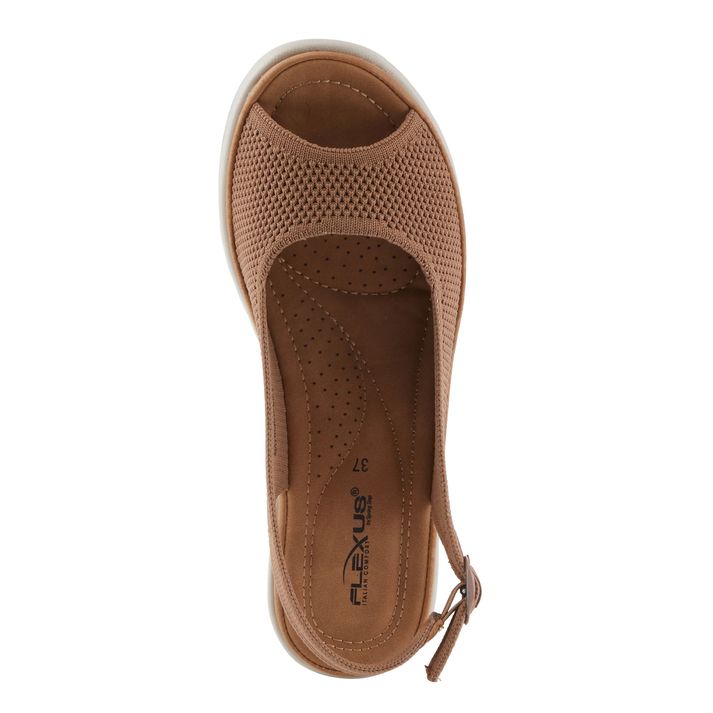 Spring Step Shoes  Flexus Mayberry Sandals Women’s Textile Wedge 2.5" Heel
