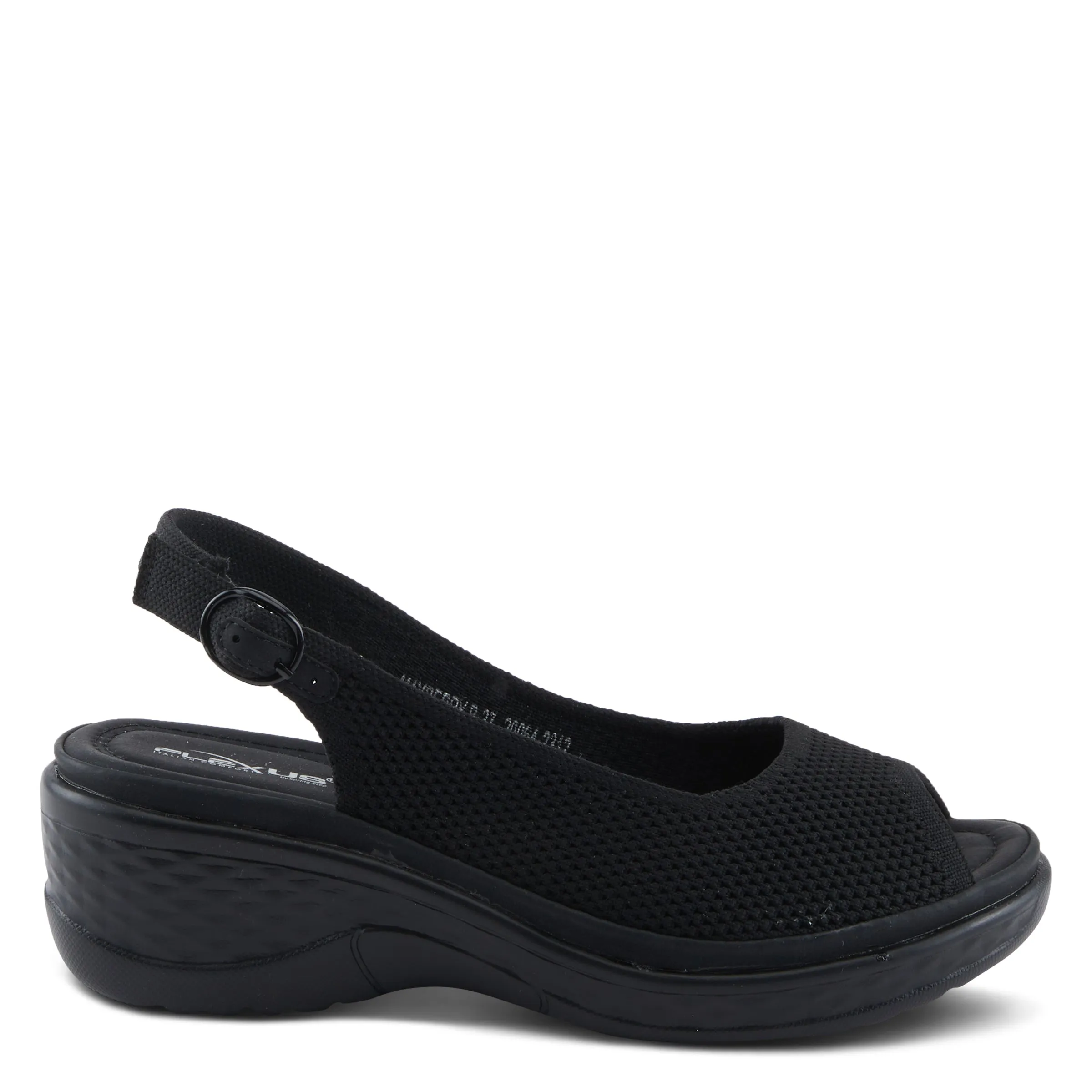 Spring Step Shoes  Flexus Mayberry Sandals Women’s Textile Wedge 2.5" Heel