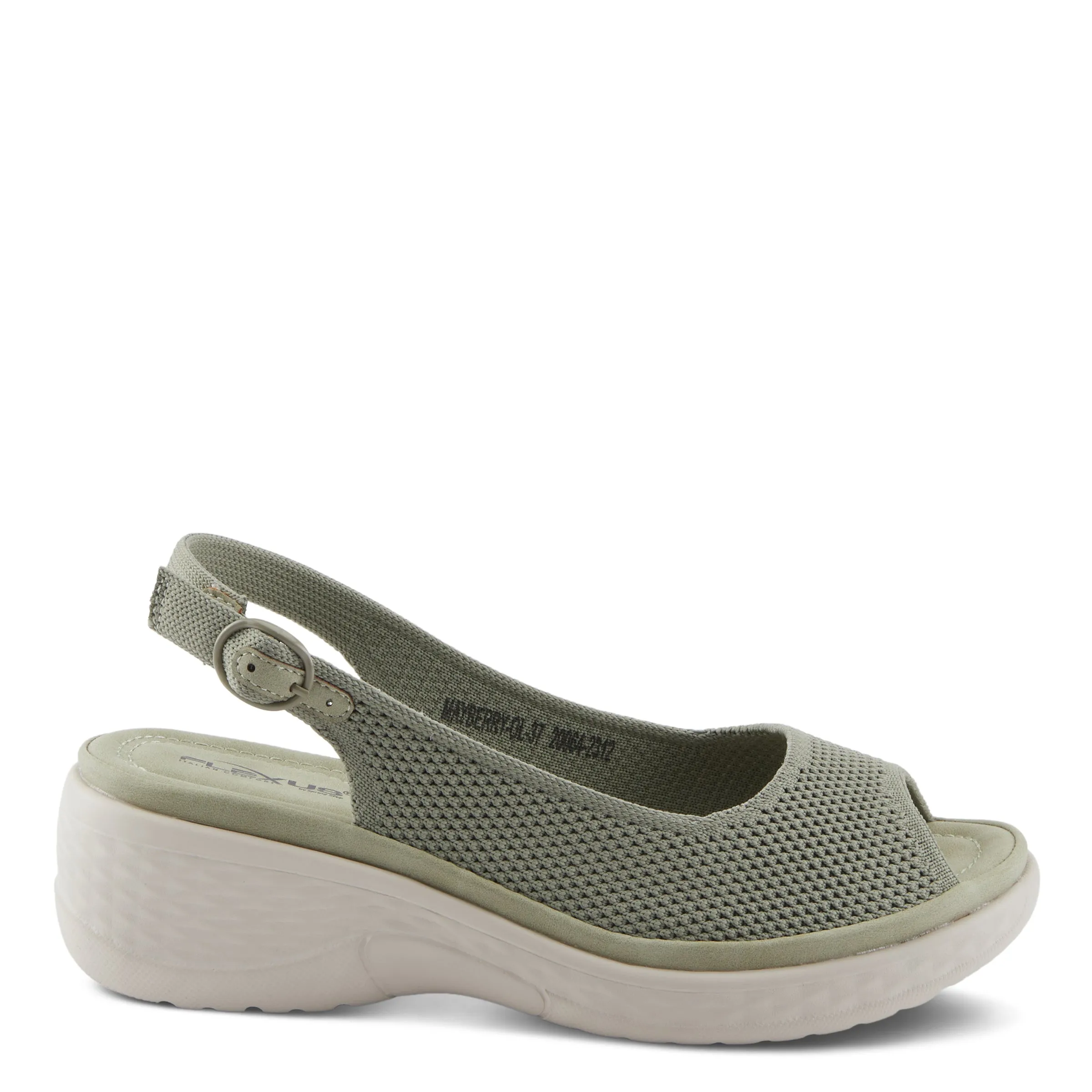 Spring Step Shoes  Flexus Mayberry Sandals Women’s Textile Wedge 2.5" Heel