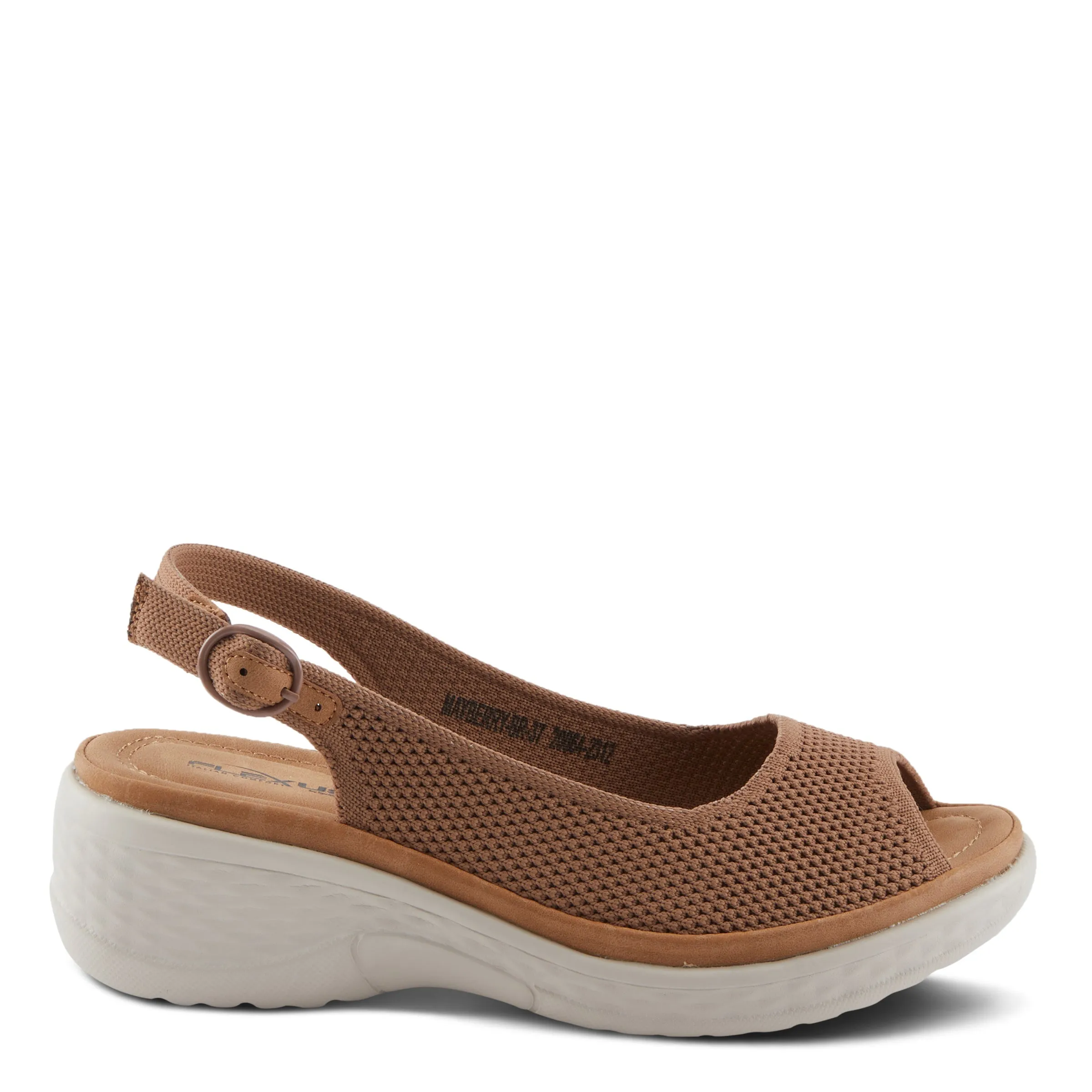 Spring Step Shoes  Flexus Mayberry Sandals Women’s Textile Wedge 2.5" Heel