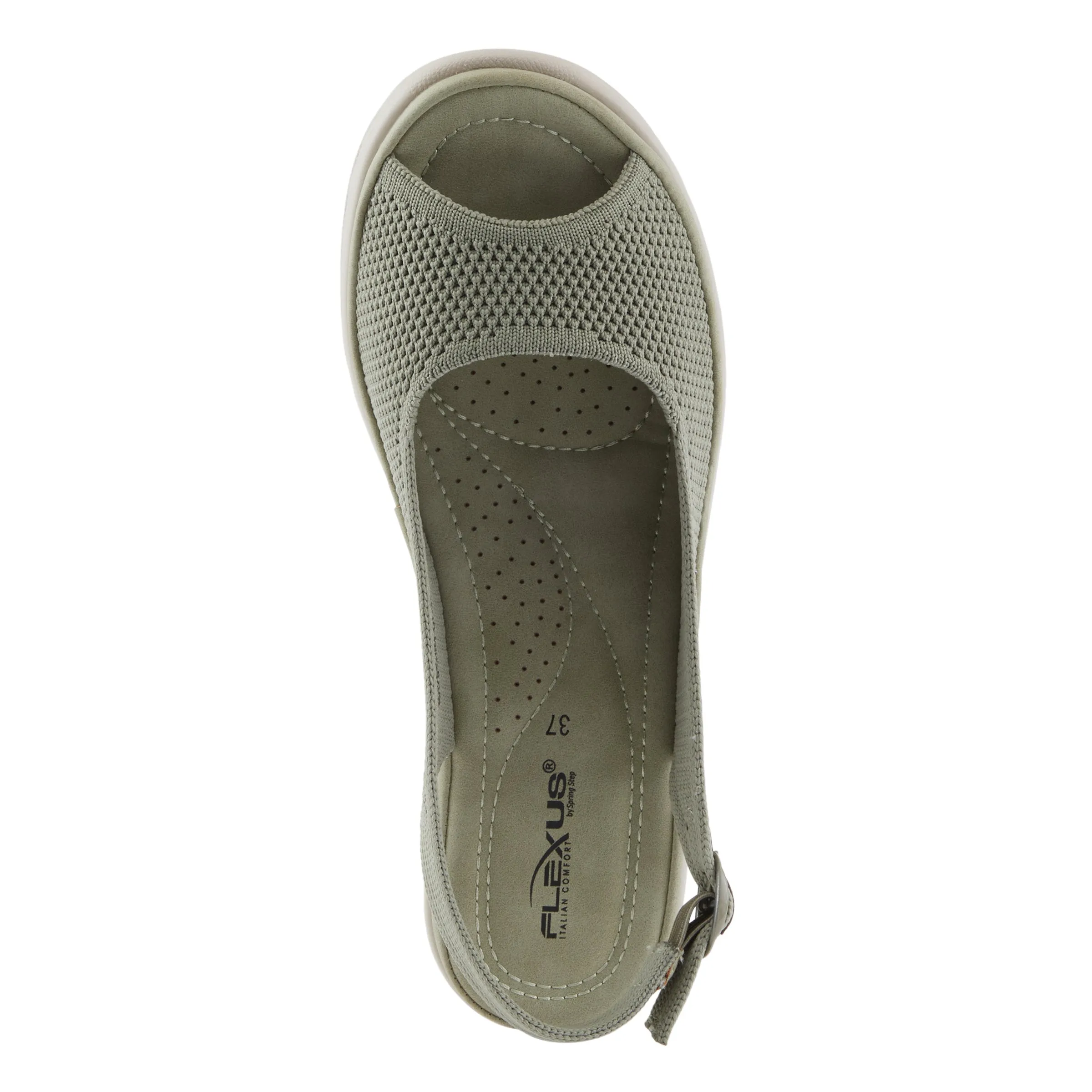 Spring Step Shoes  Flexus Mayberry Sandals Women’s Textile Wedge 2.5" Heel