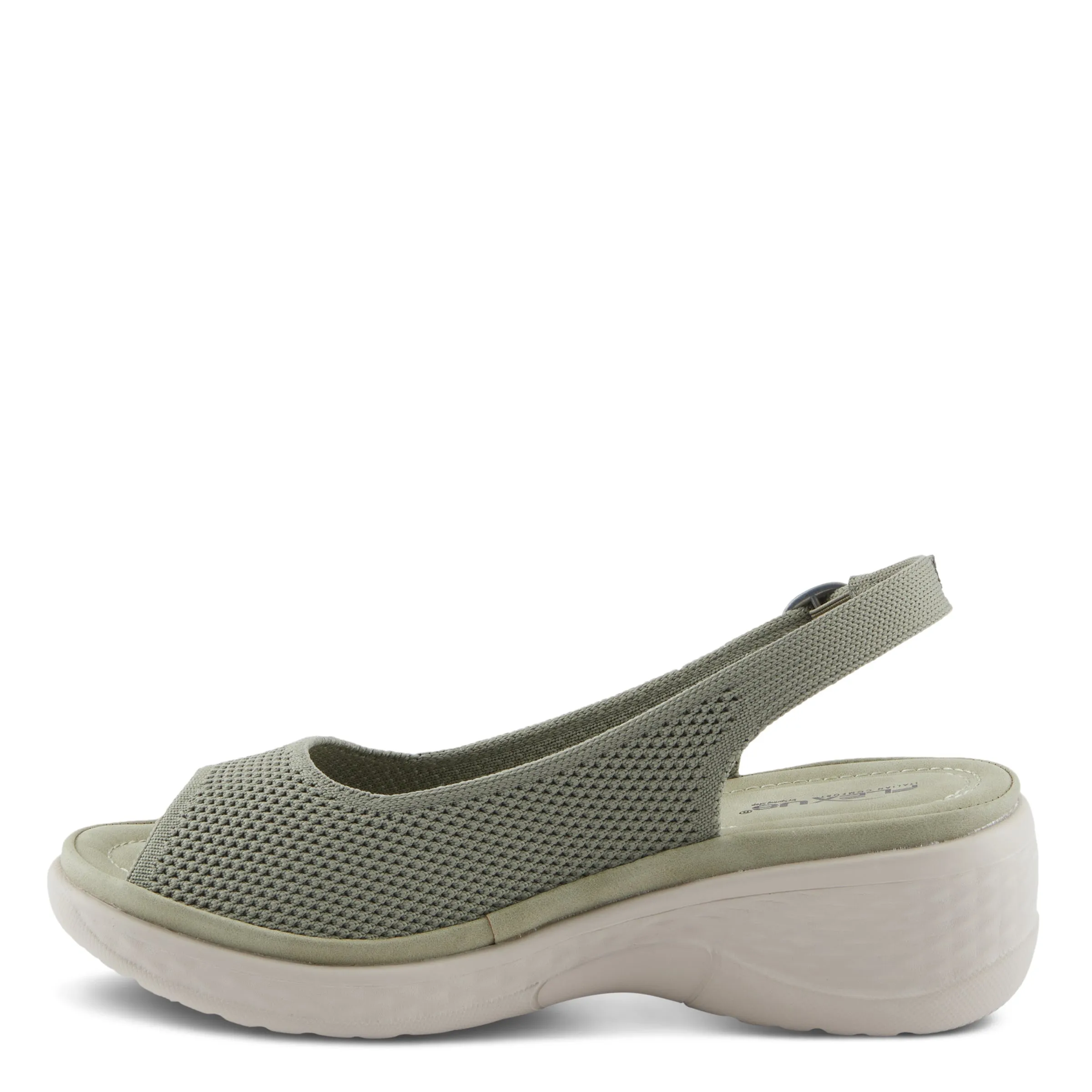 Spring Step Shoes  Flexus Mayberry Sandals Women’s Textile Wedge 2.5" Heel