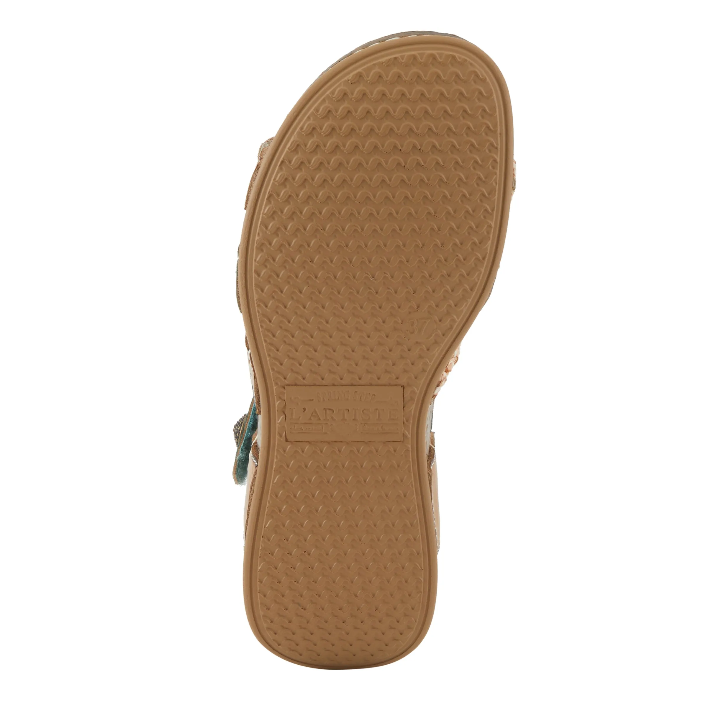 Spring Step Shoes  L'Artiste Delila Sandals Women’s Leather Adjustable 1" Heel