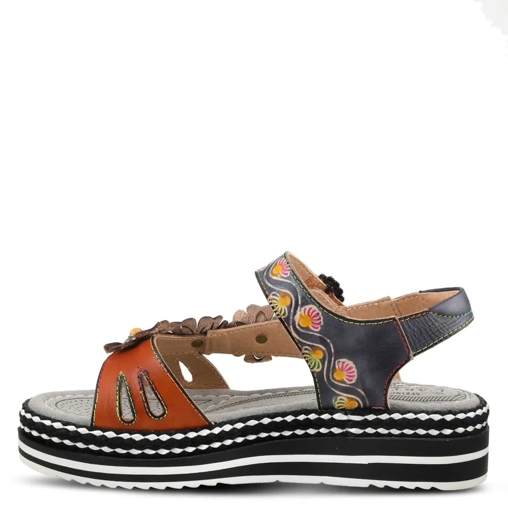 Spring Step Shoes L'Artiste Laga Leather Women's Slingback Sandals
