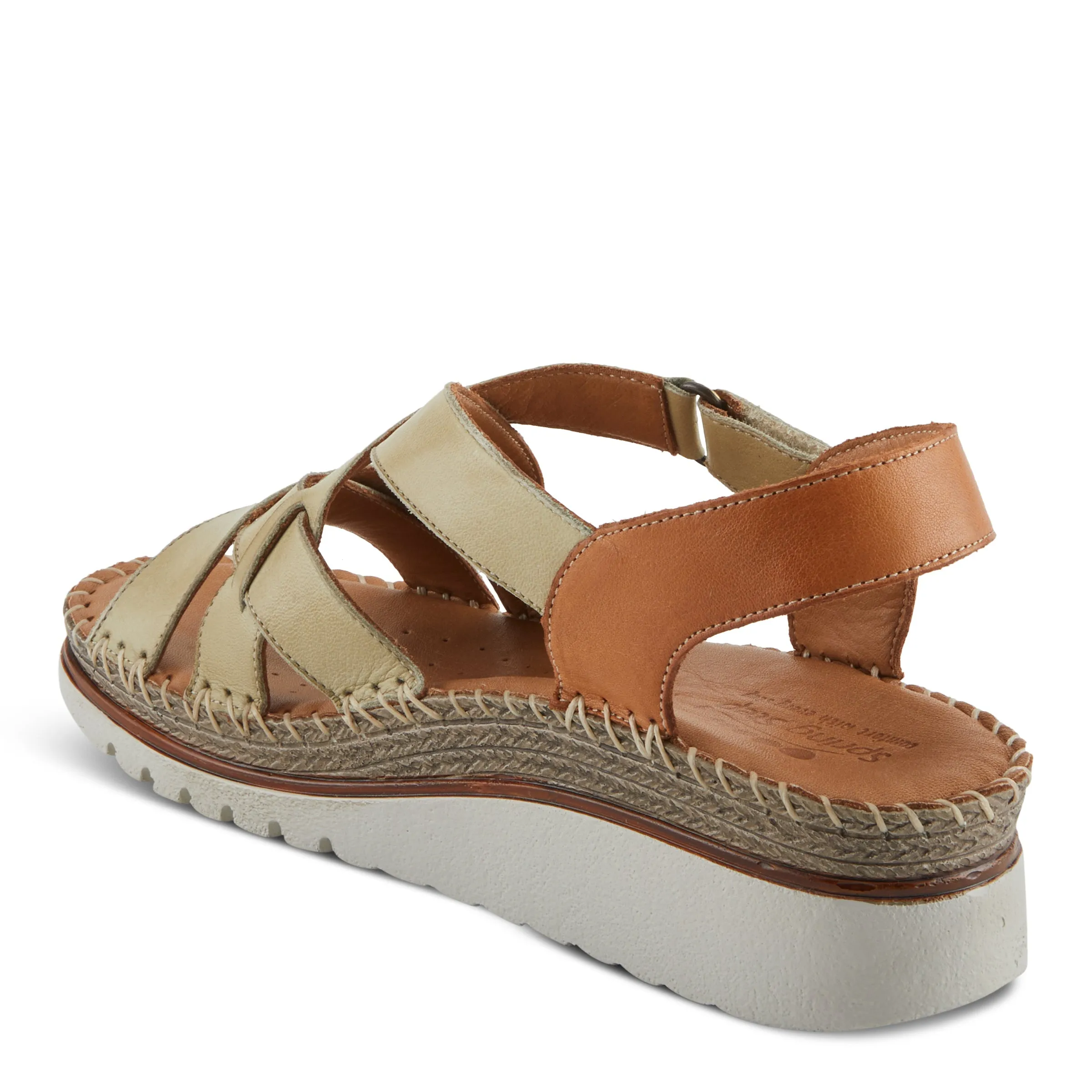 Spring Step Shoes Migula Women’s Two Tone Leather Sandals