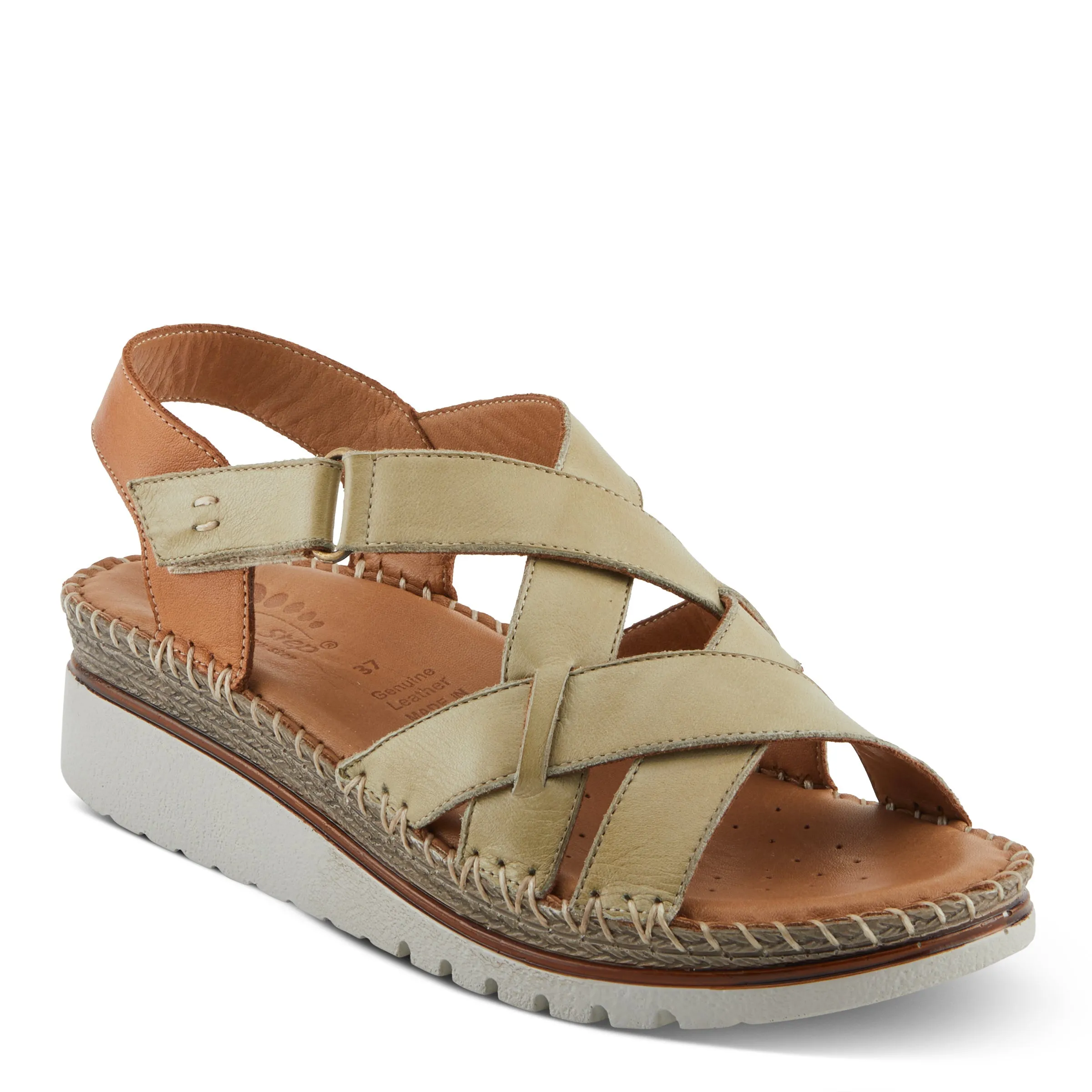 Spring Step Shoes Migula Women’s Two Tone Leather Sandals