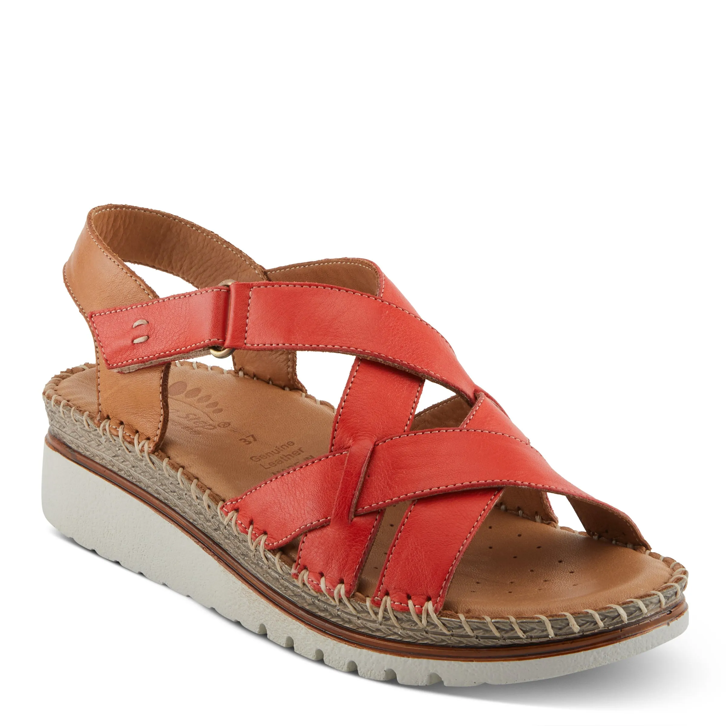 Spring Step Shoes Migula Women’s Two Tone Leather Sandals