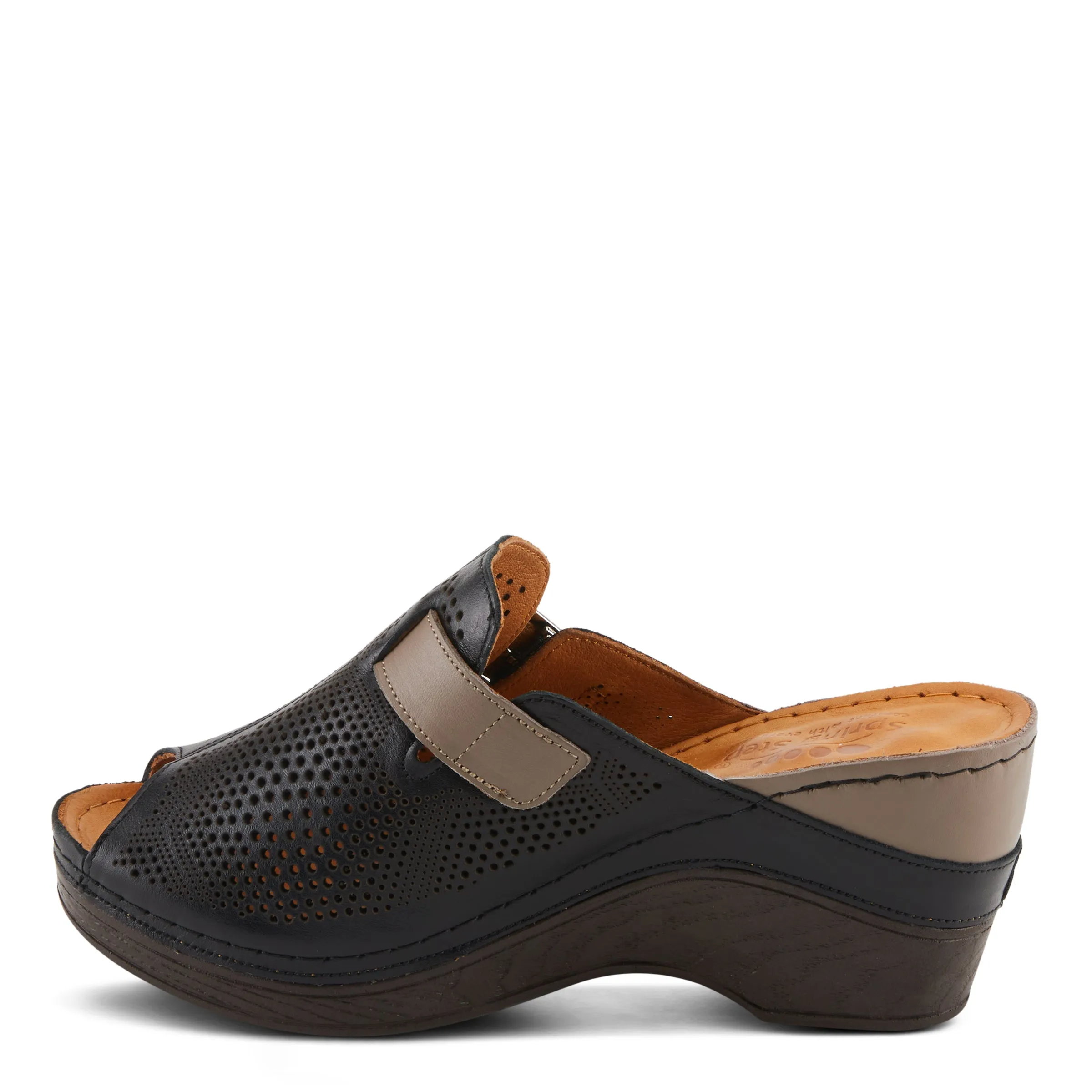 Spring Step Shoes Momelle Sandals Women’s Perforated Leather 3" Heel