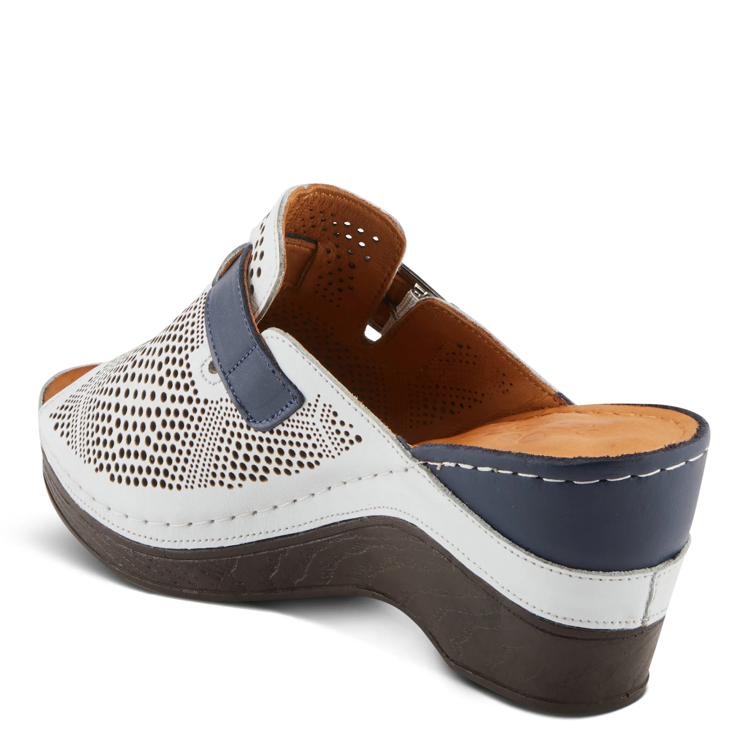 Spring Step Shoes Momelle Sandals Women’s Perforated Leather 3" Heel