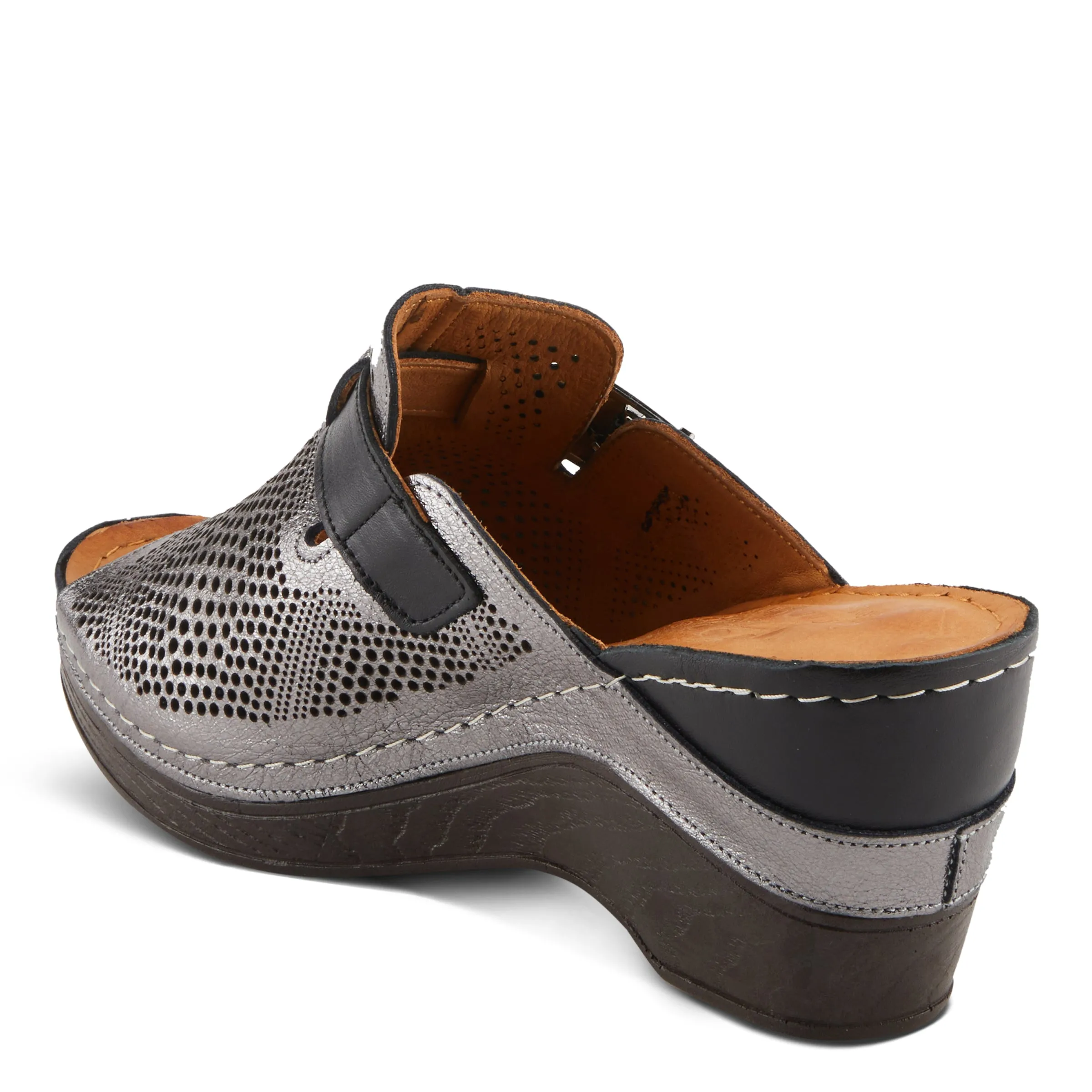 Spring Step Shoes Momelle Sandals Women’s Perforated Leather 3" Heel