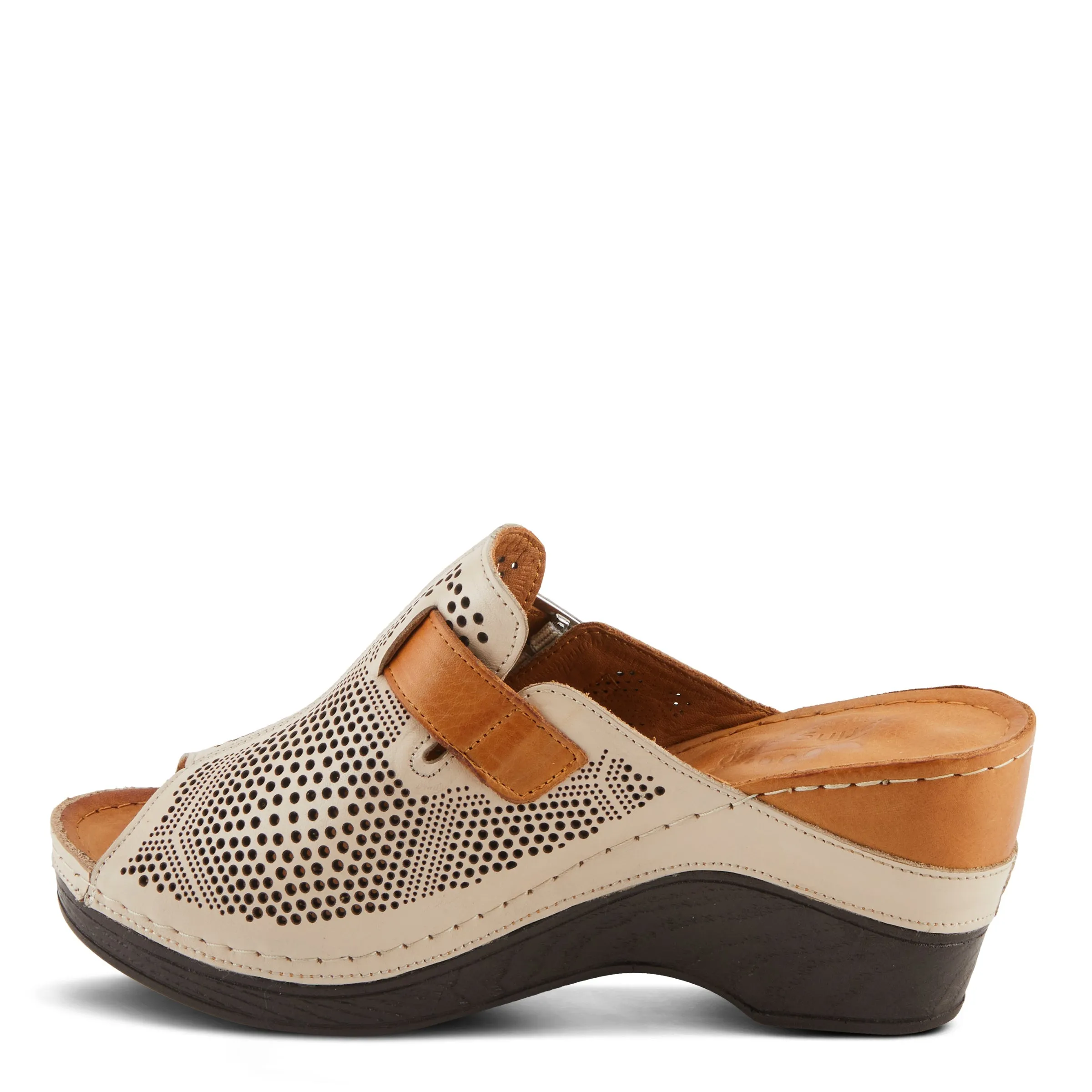 Spring Step Shoes Momelle Sandals Women’s Perforated Leather 3" Heel