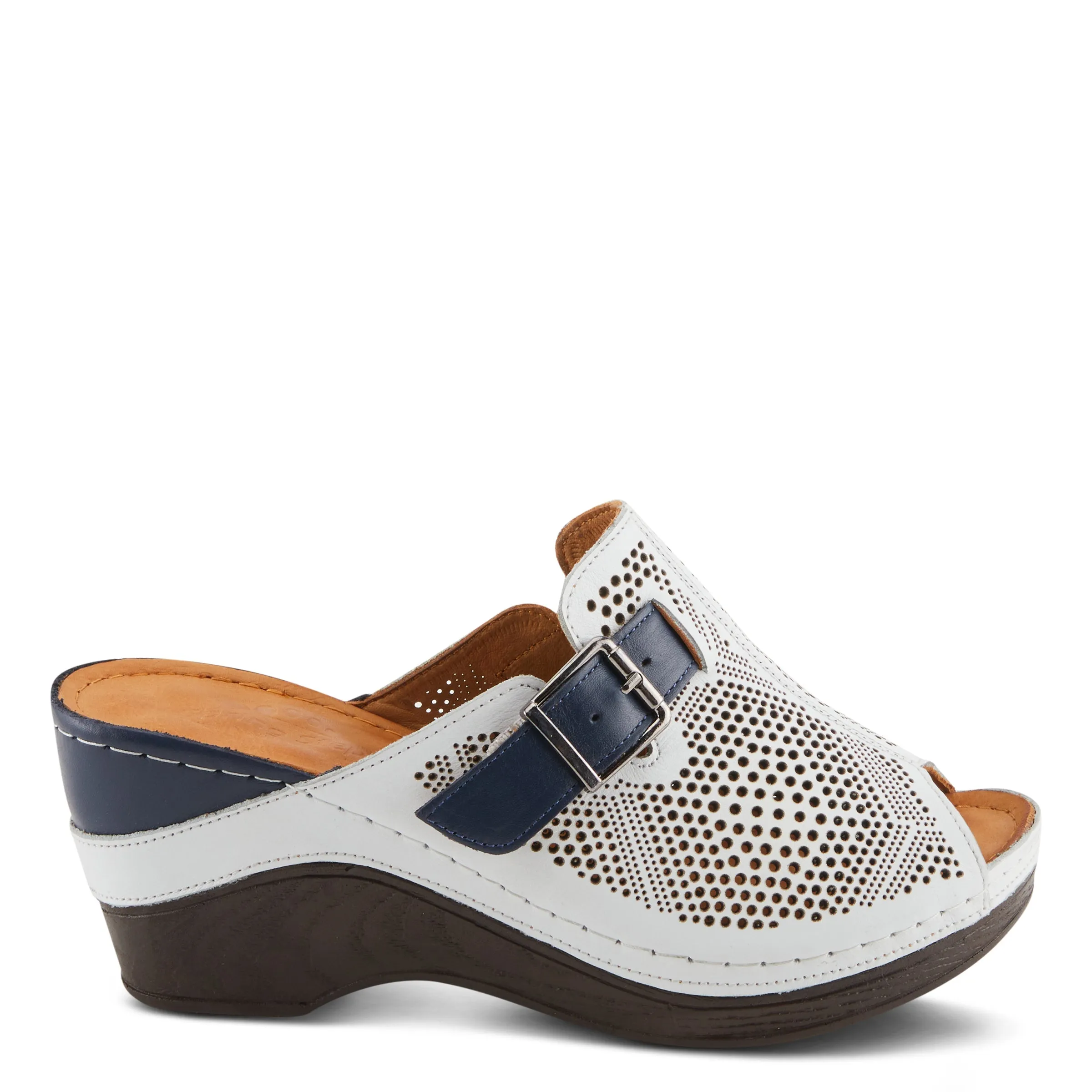 Spring Step Shoes Momelle Sandals Women’s Perforated Leather 3" Heel